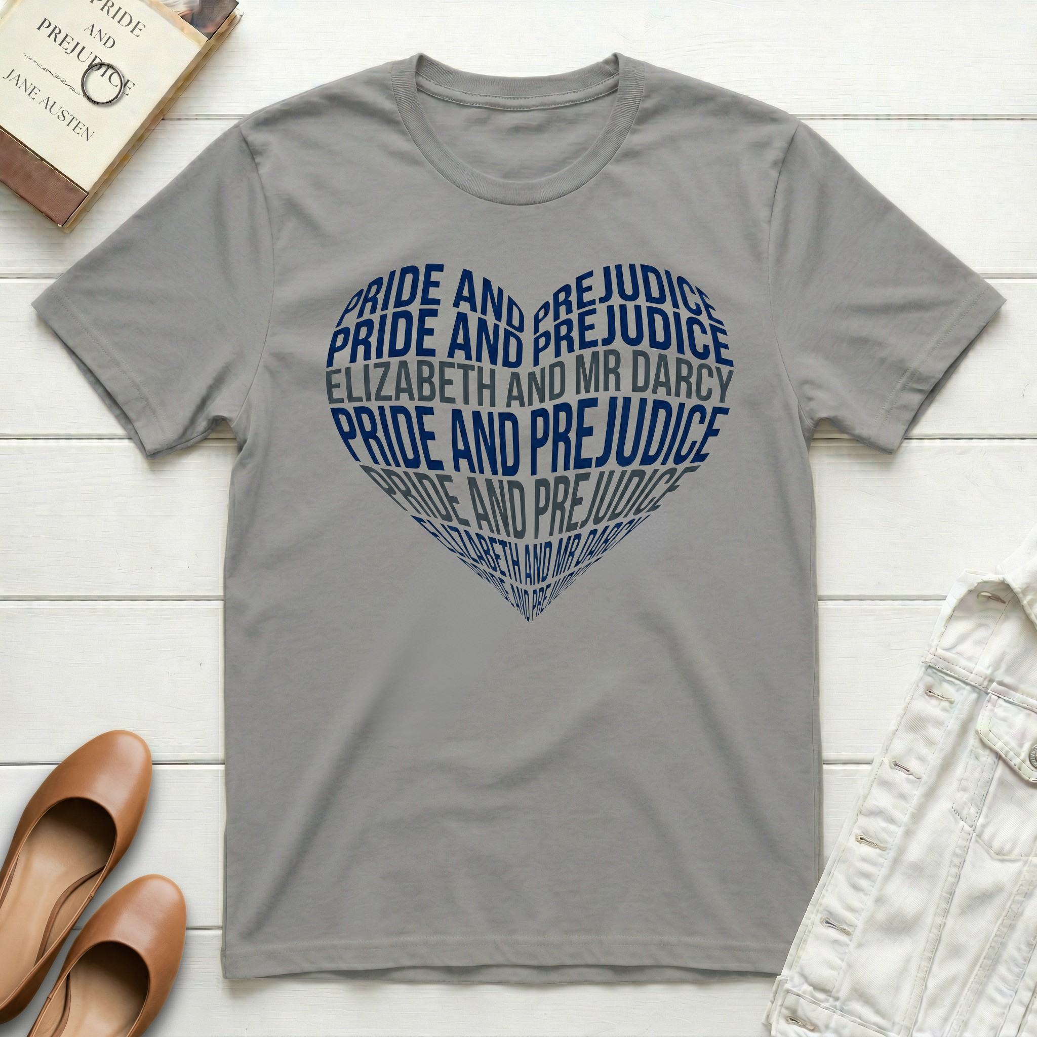 Pride and Prejudice Heart T-Shirt
