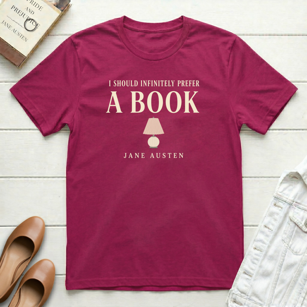 Prefer A Book Romantic T-Shirt