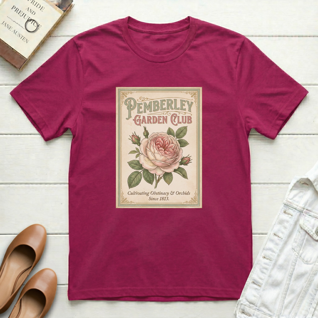 Pemberley Garden Club T‑Shirt
