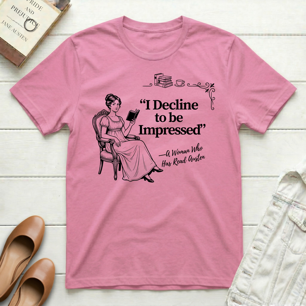 "I Decline to be Impressed" T-Shirt