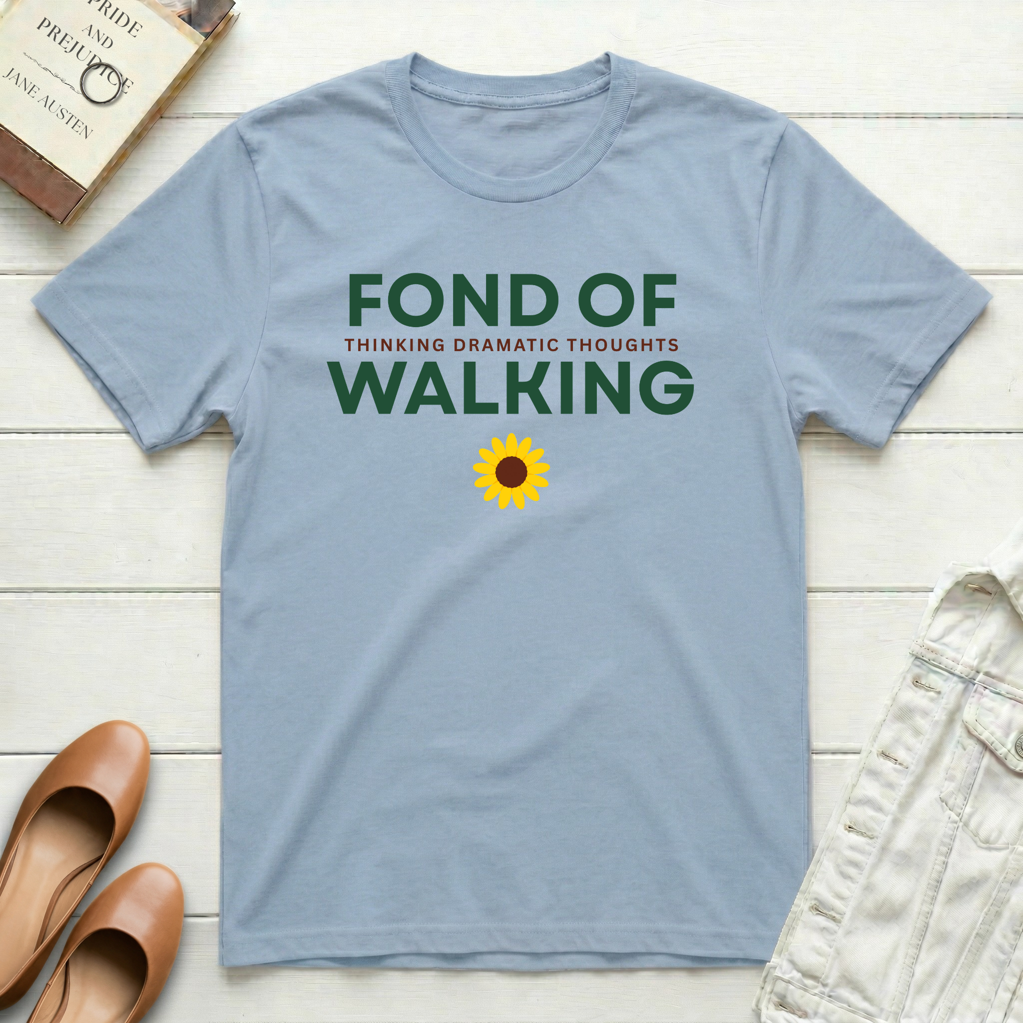 Fond of Walking Dramatic T-Shirt