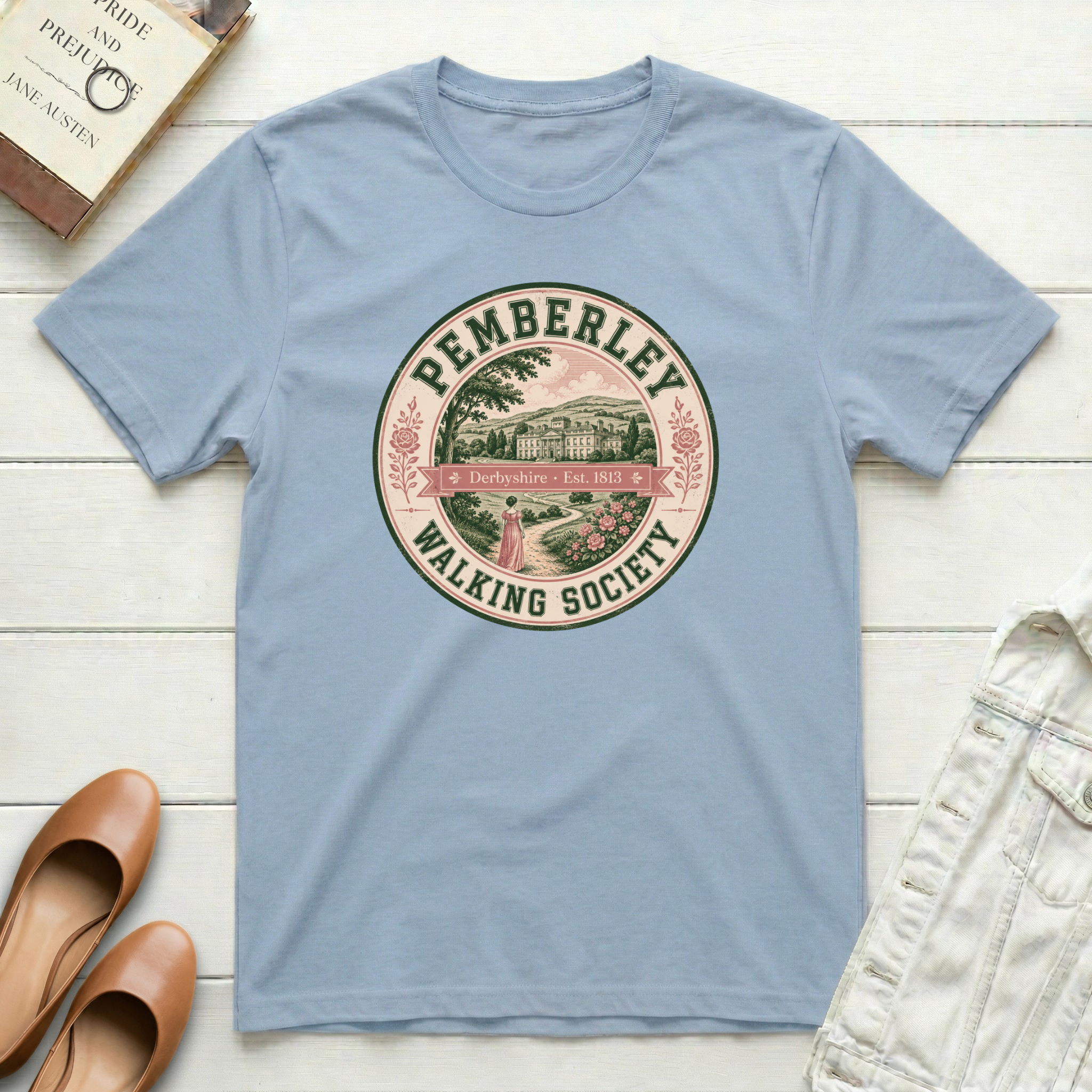 Pemberley Walking Society T-Shirt