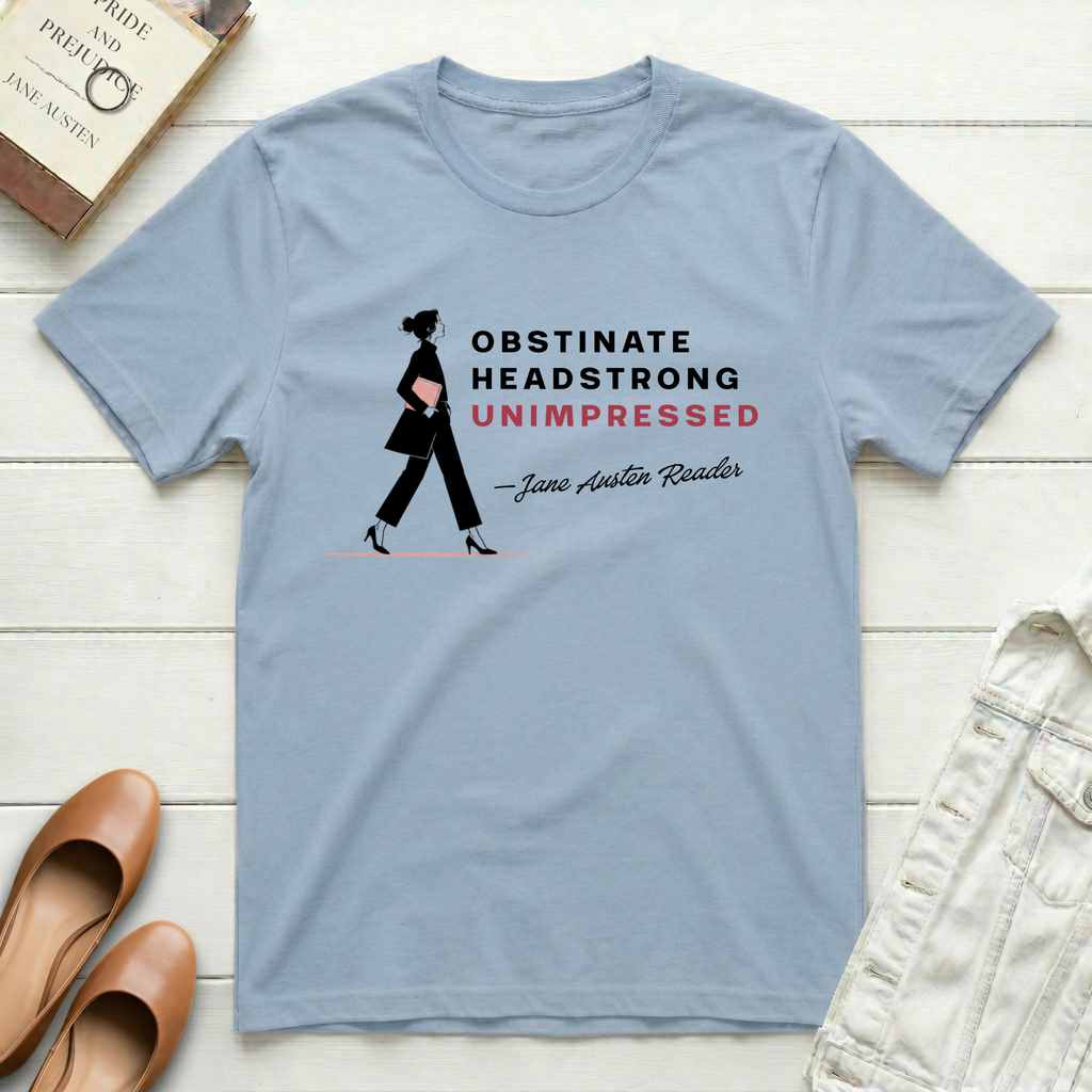 Unimpressed Austen Reader T-Shirt
