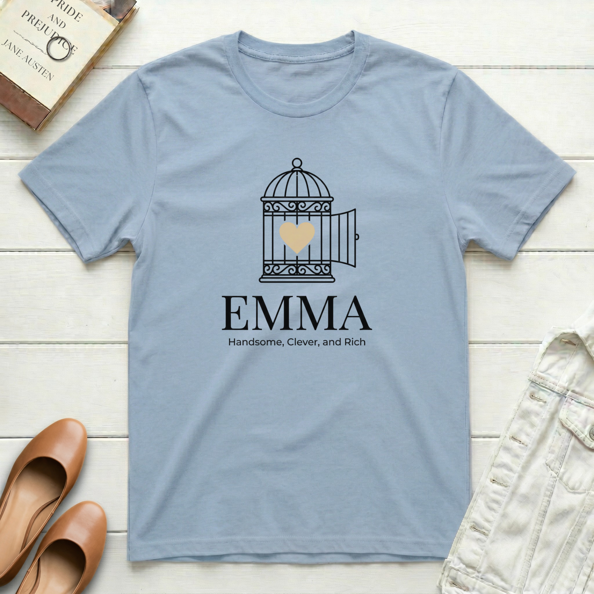 Emma Handsome Clever Rich T-Shirt