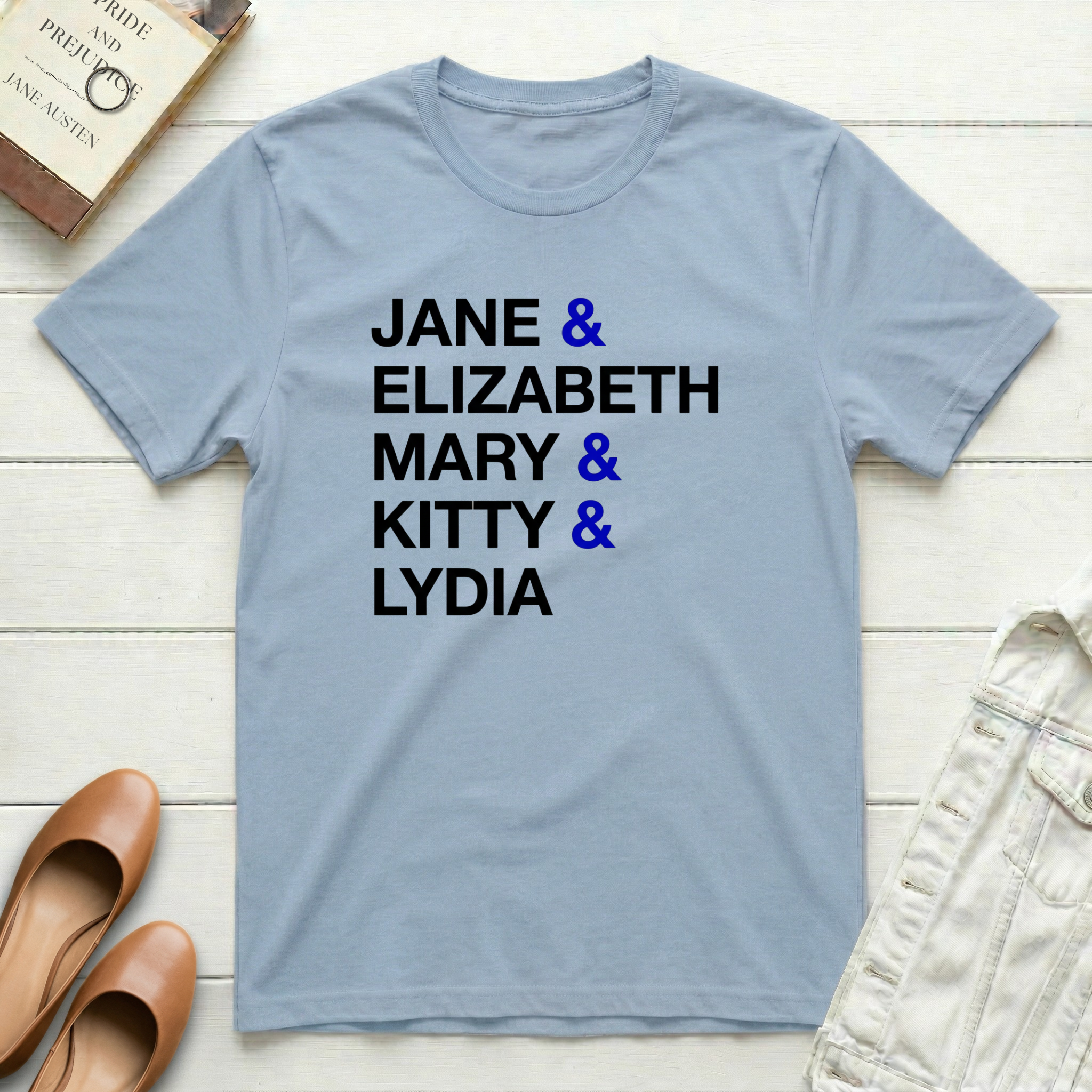 Jane & Elizabeth & Mary & Kitty & Lydia T-Shirt