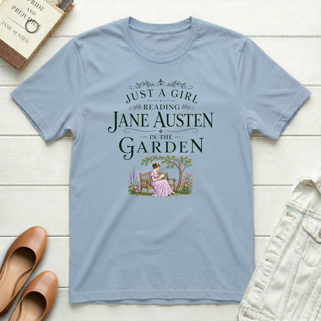 Just a Girl Reading Jane T-Shirt