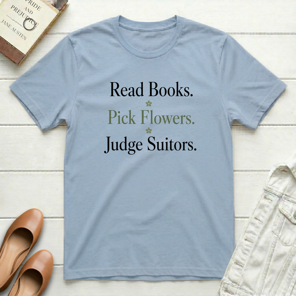 Read Books. Judge Suitors. T‑Shirt