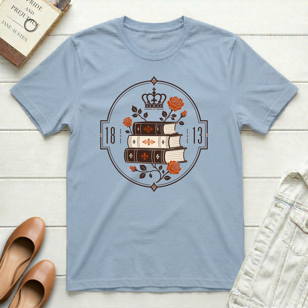 Literary Book Stack T-Shirt
