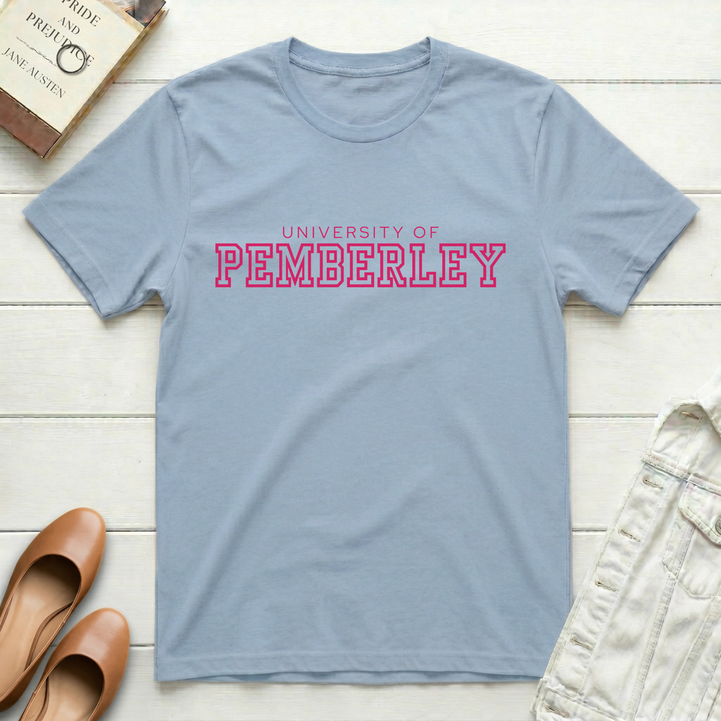 Pemberley University Outlined T‑Shirt