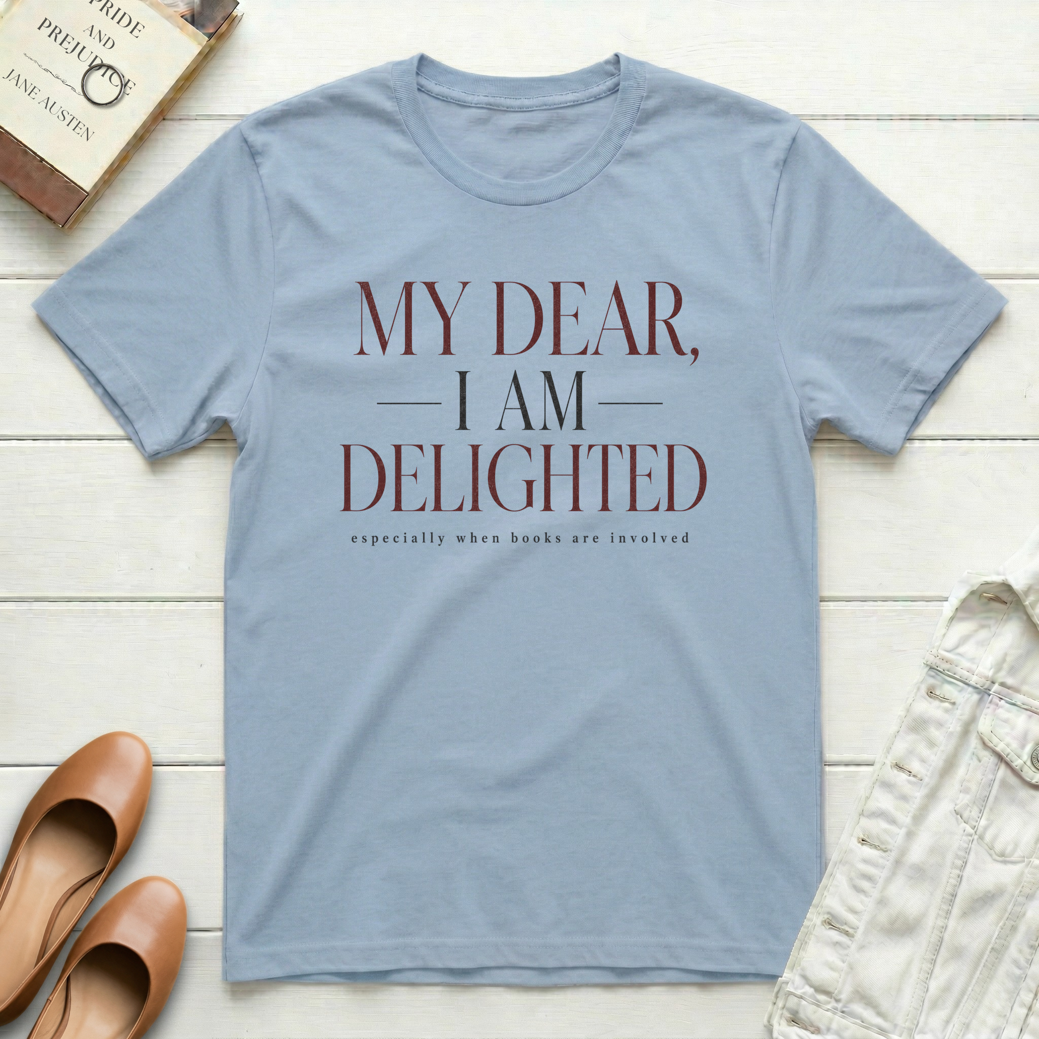 Delighted by BooksT-Shirt