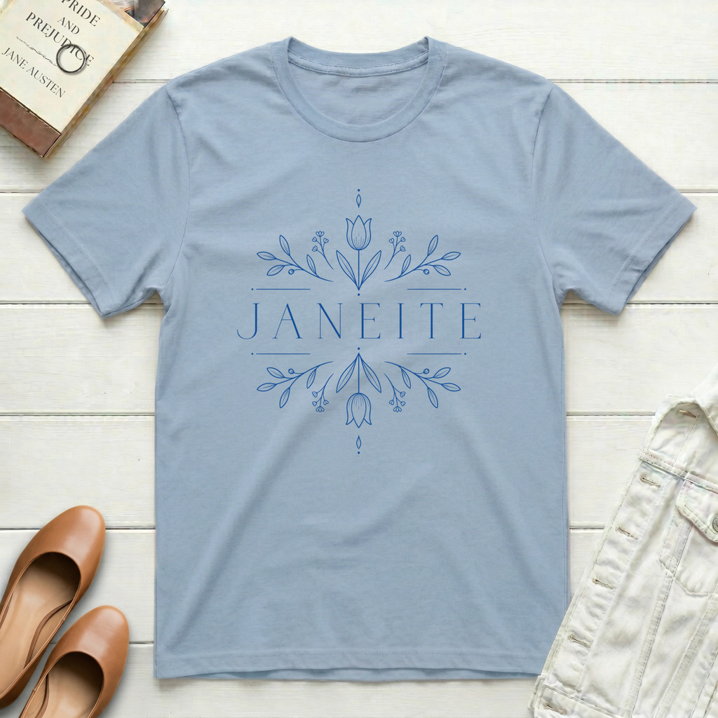 Janeite with Tulips T-Shirt