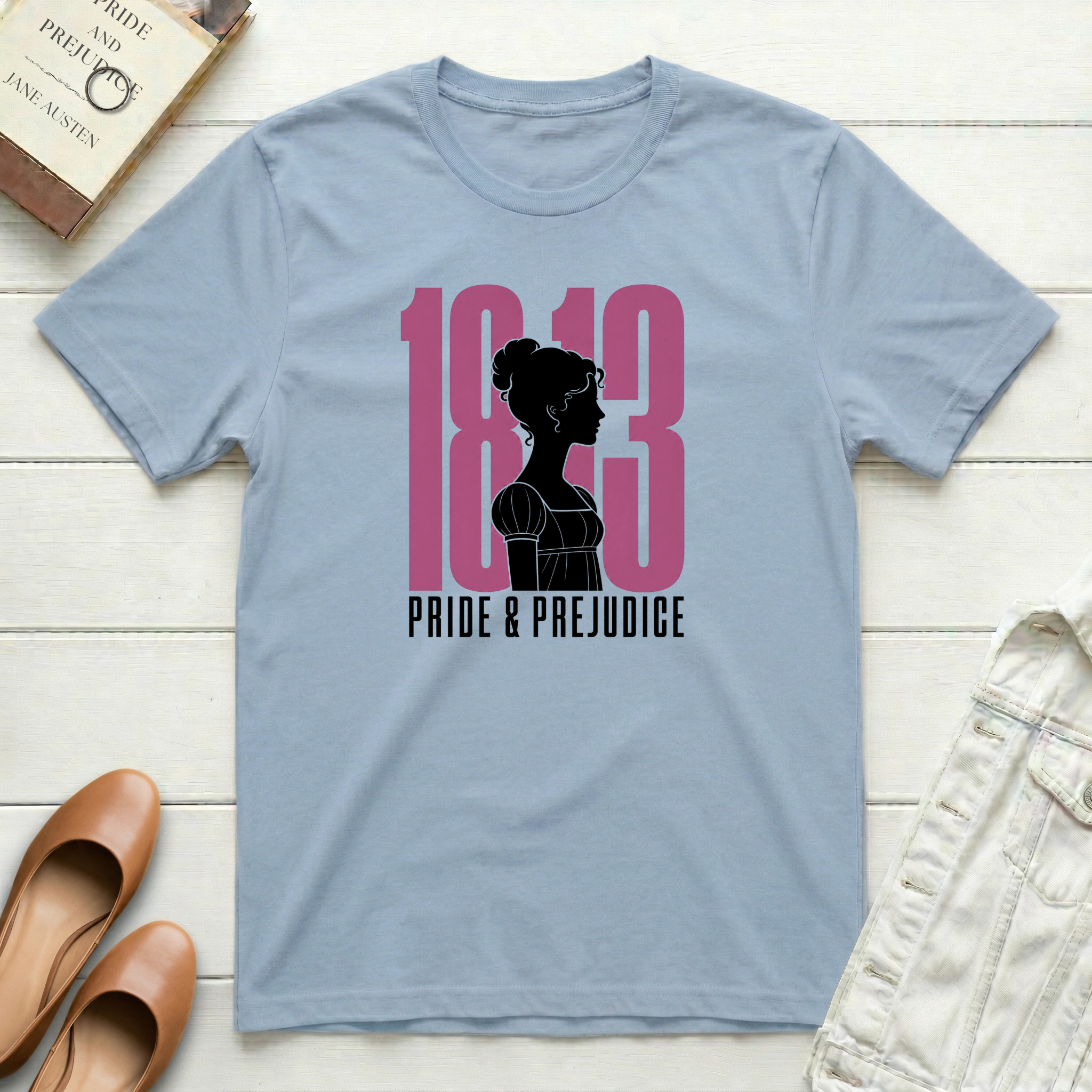 1813 Pride & Prejudice Silhouette T-Shirt