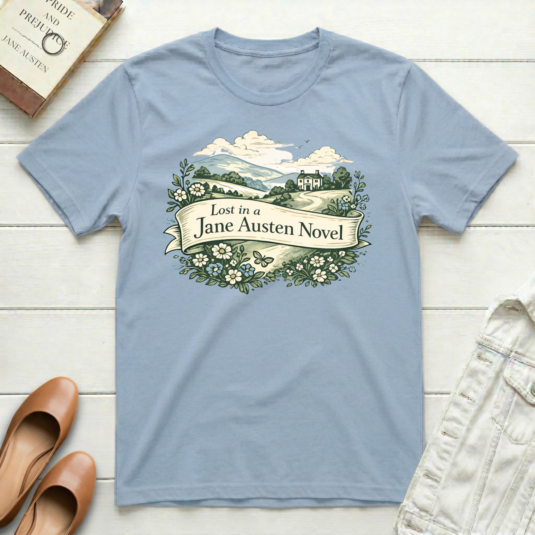 Lost in a Jane Austen Novel T-Shirt