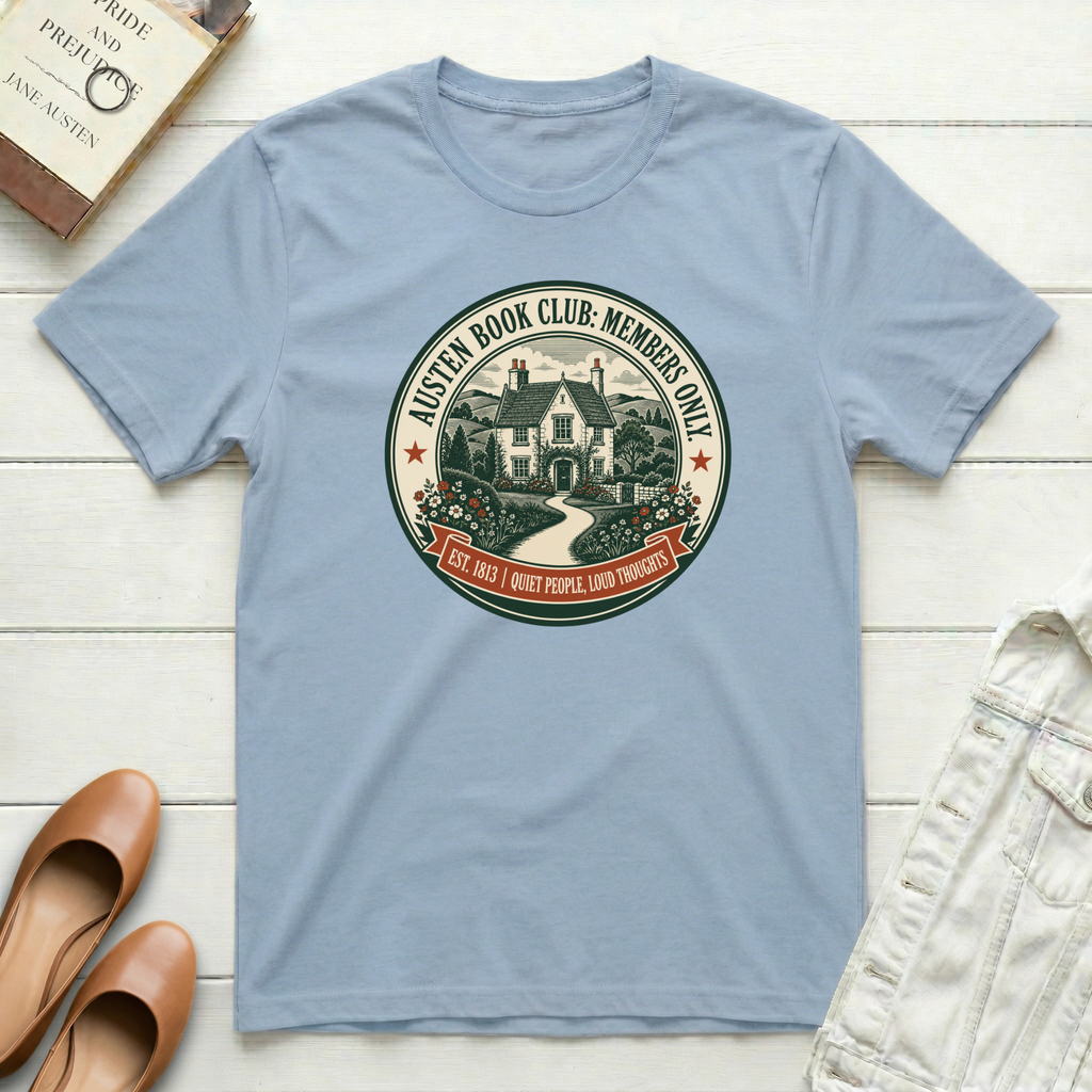 Austen Book Club Cottage T-Shirt