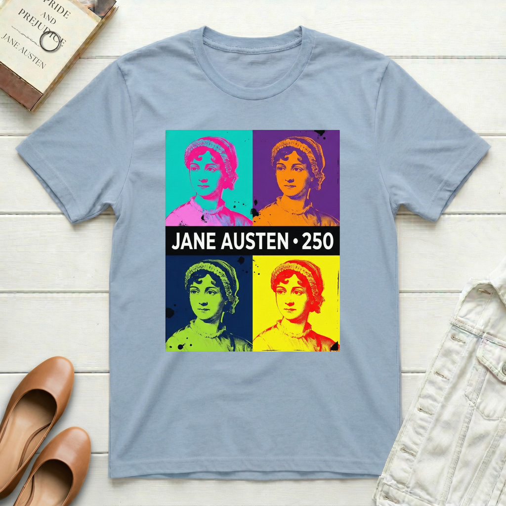 Jane Austen 250 Pop Art T-Shirt