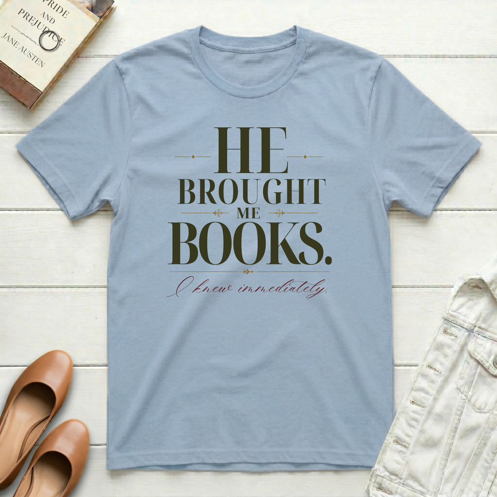 He Brought Books T-Shirt