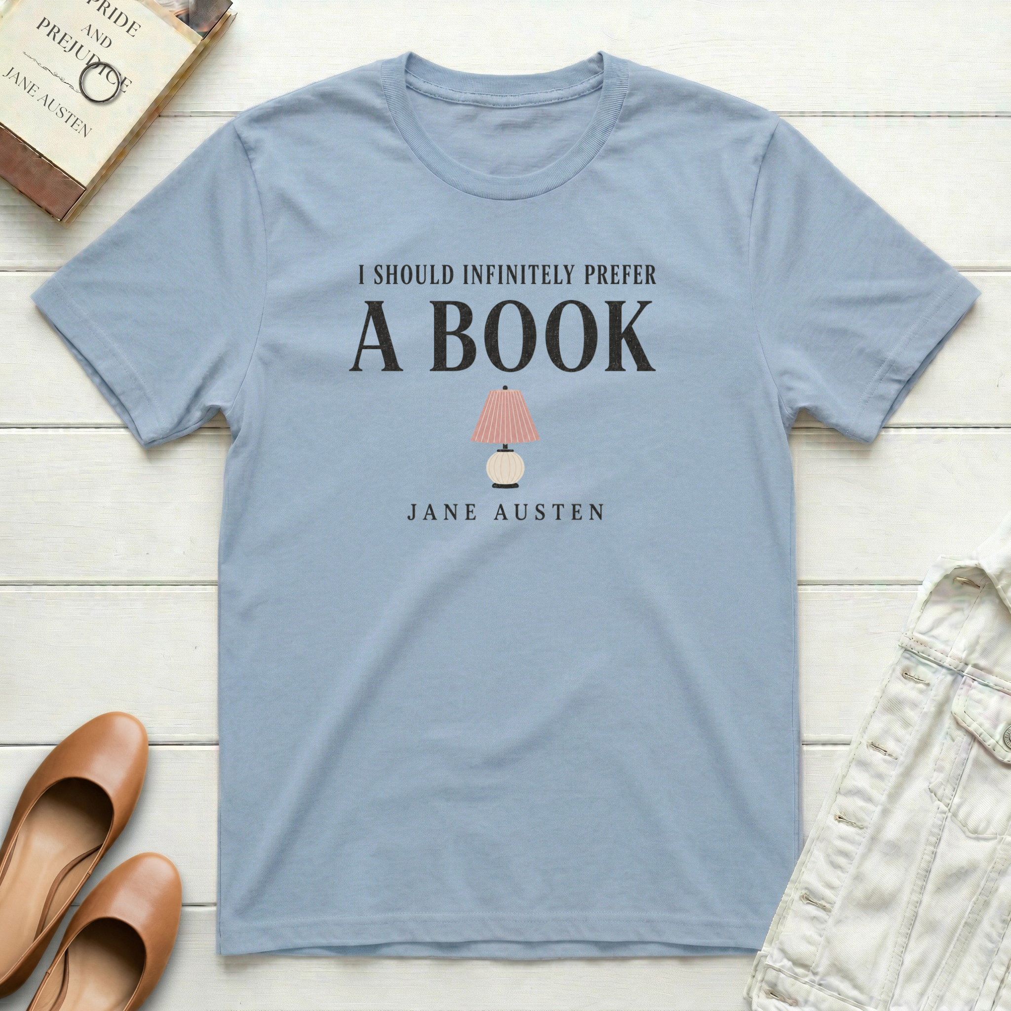 Prefer A Book Romantic T-Shirt