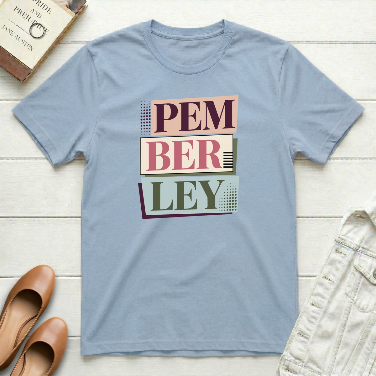 Retro Pemberley Stack T-Shirt