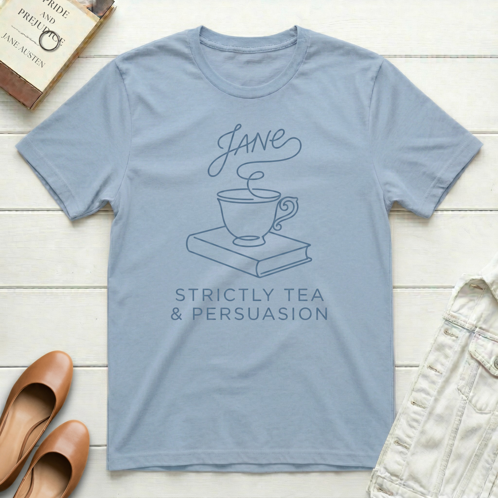 Jane Strictly Tea & Persuasion T-Shirt