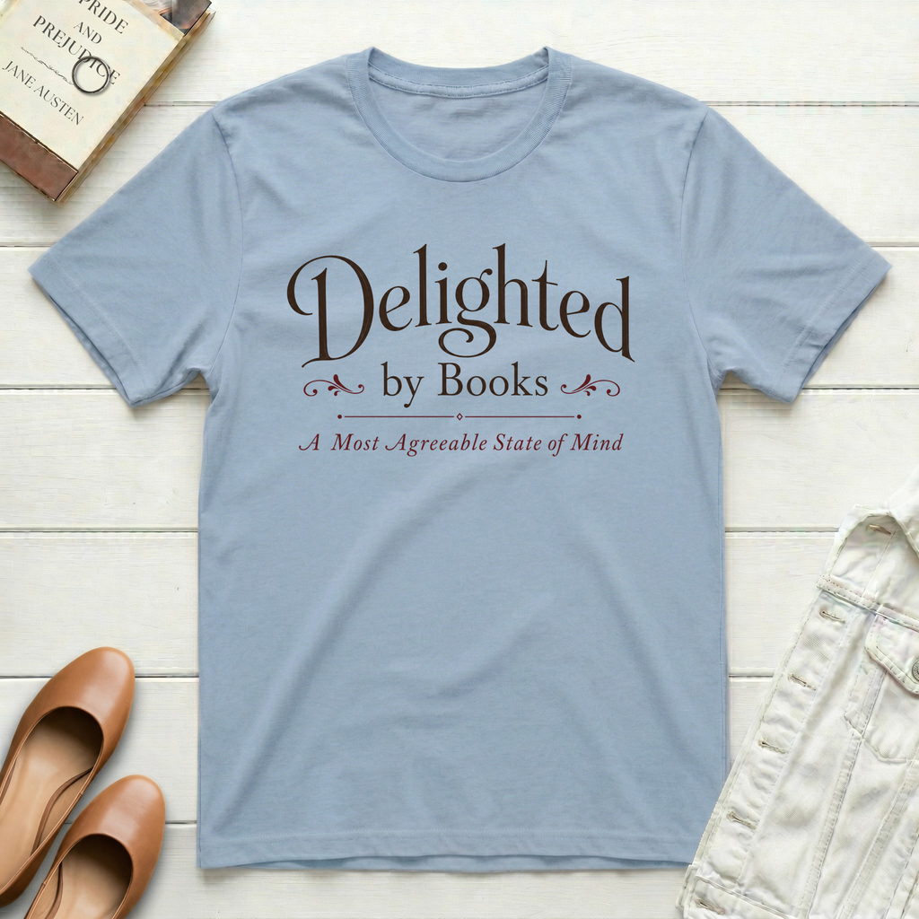 Delighted by Books T-Shirt
