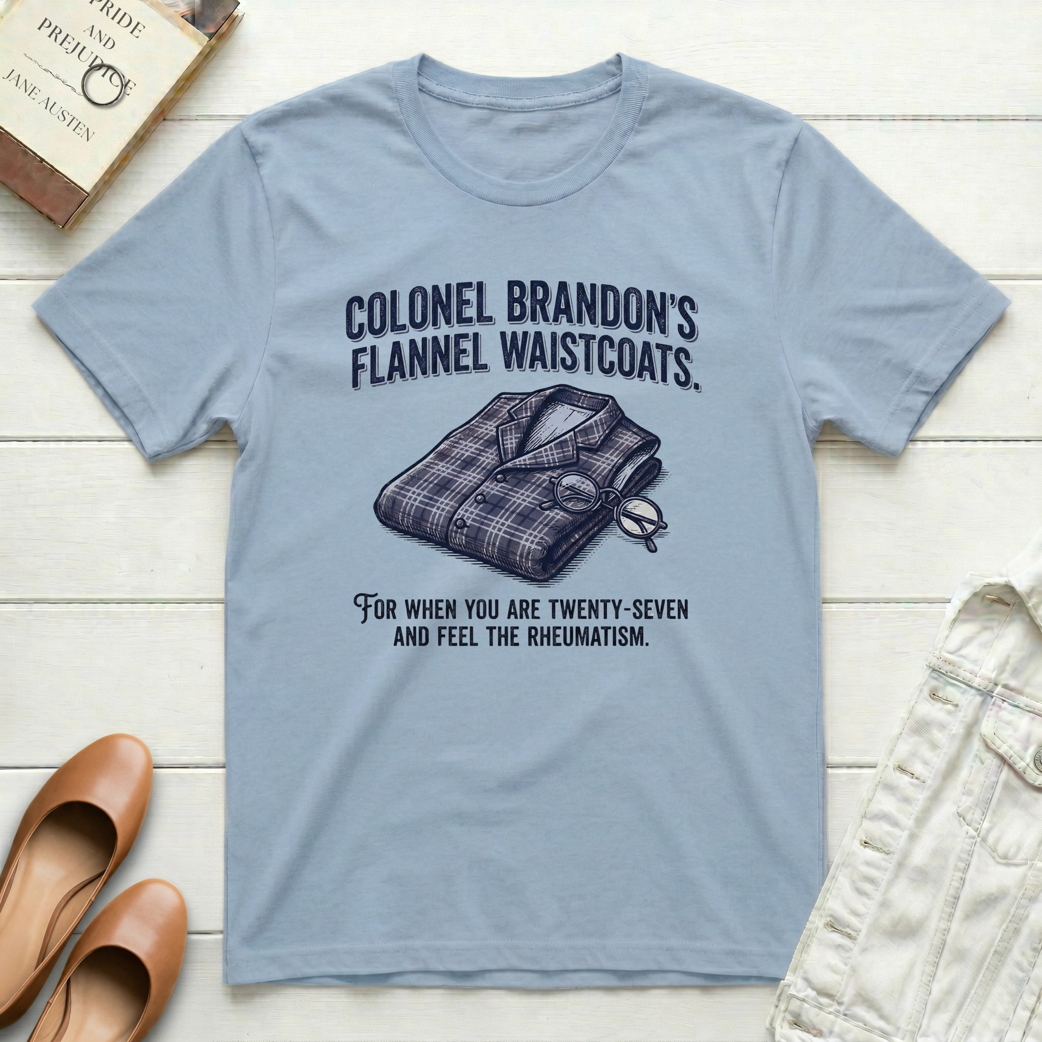 Colonel Brandon's Flannel Waistcoats T-Shirt