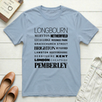 Pride & Prejudice Places T-Shirt