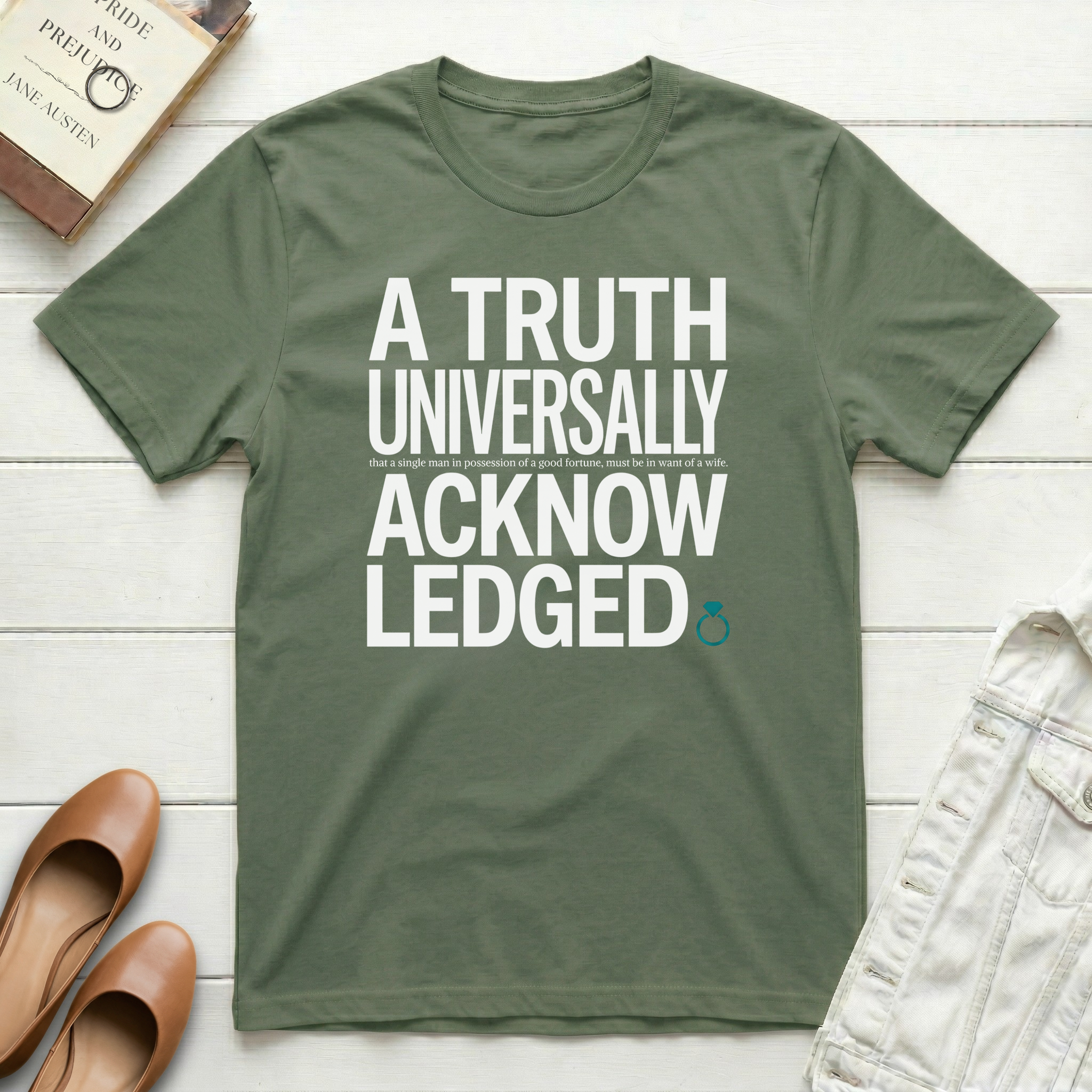A Truth Universally Acknowledged and Ring T-Shirt