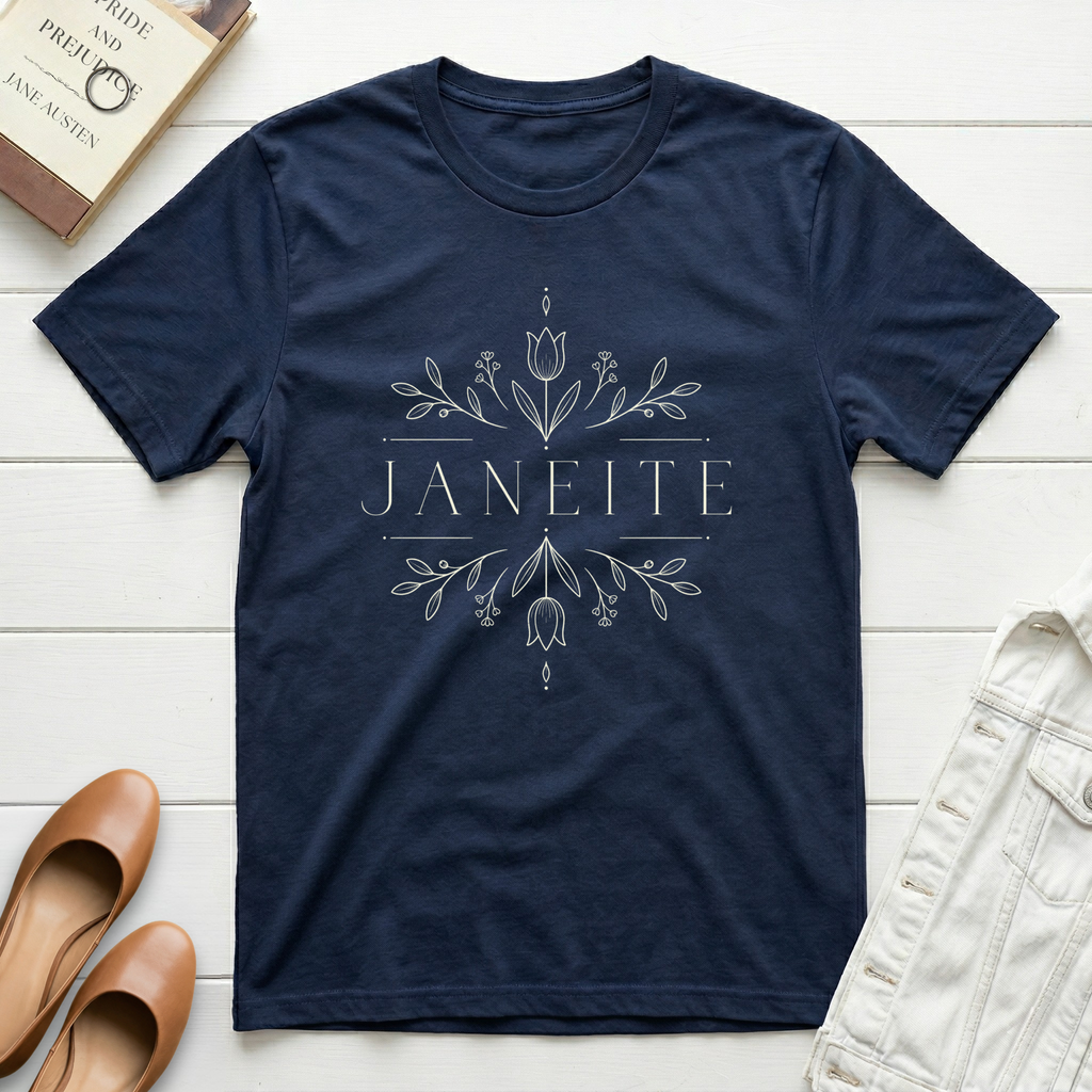 Janeite with Tulips T-Shirt