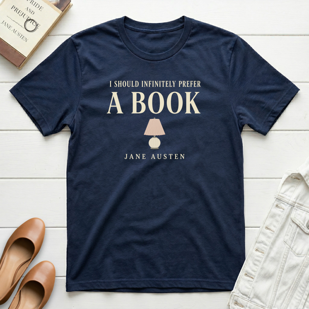Prefer A Book Romantic T-Shirt