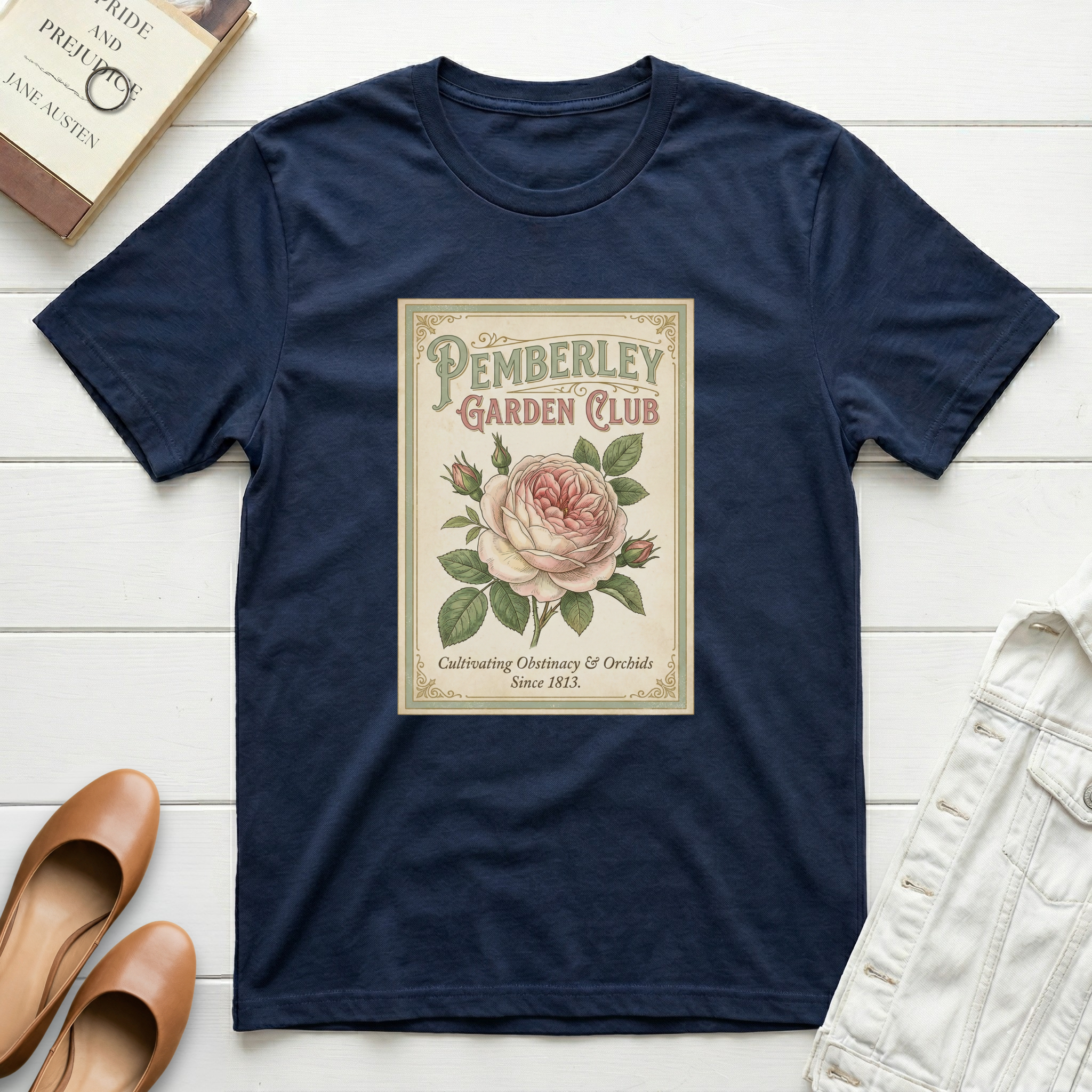 Pemberley Garden Club T‑Shirt