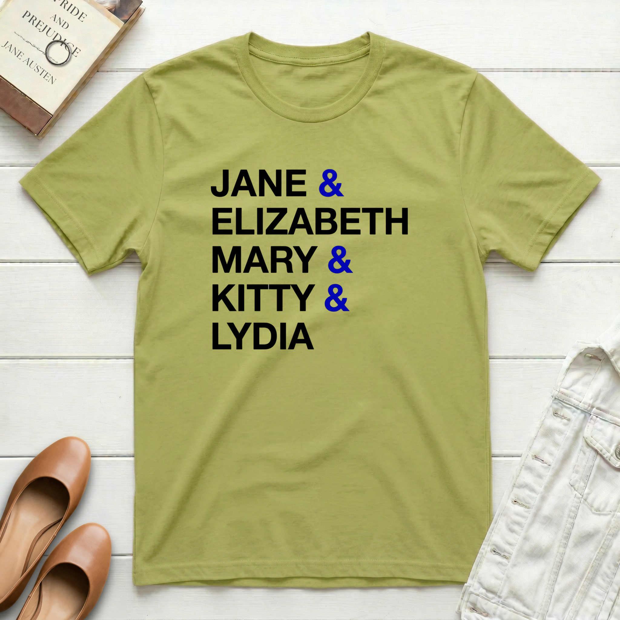 Jane & Elizabeth & Mary & Kitty & Lydia T-Shirt