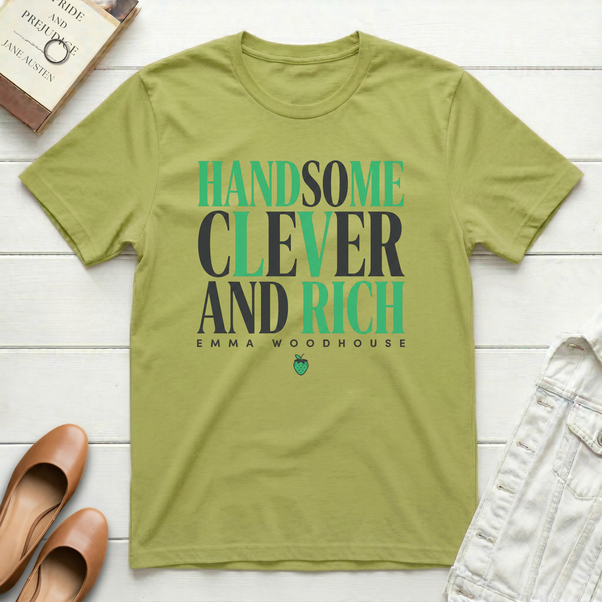 Handsome, Clever, and Rich - Emma Woodhouse T-Shirt