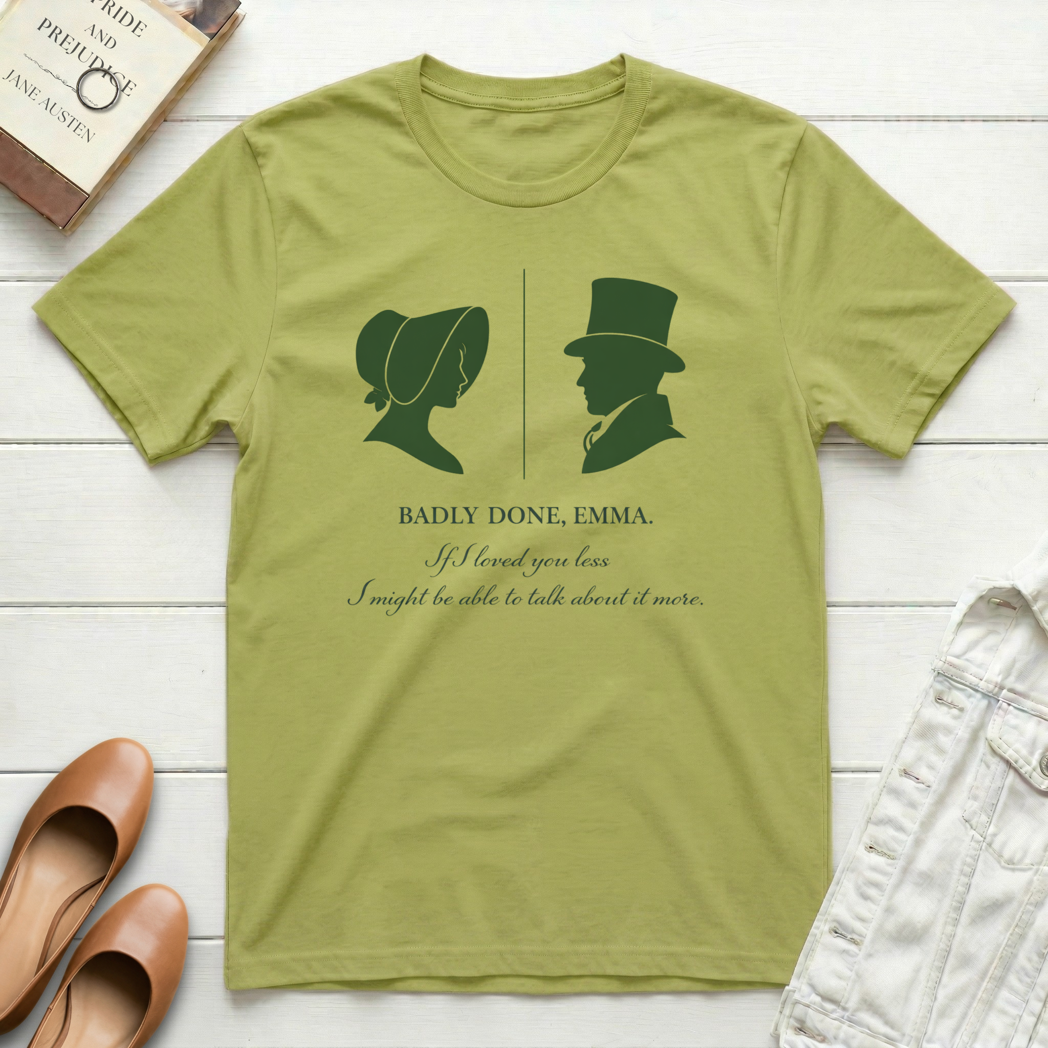 Emma & Mr. Knightley Badly Done, T-Shirt