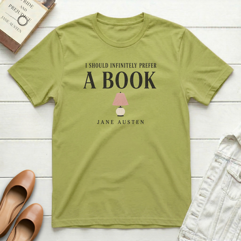 Prefer A Book Romantic T-Shirt