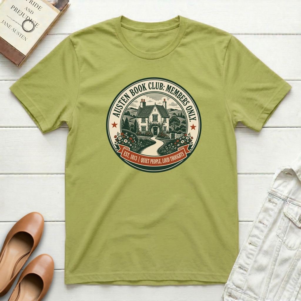 Austen Book Club Cottage T-Shirt
