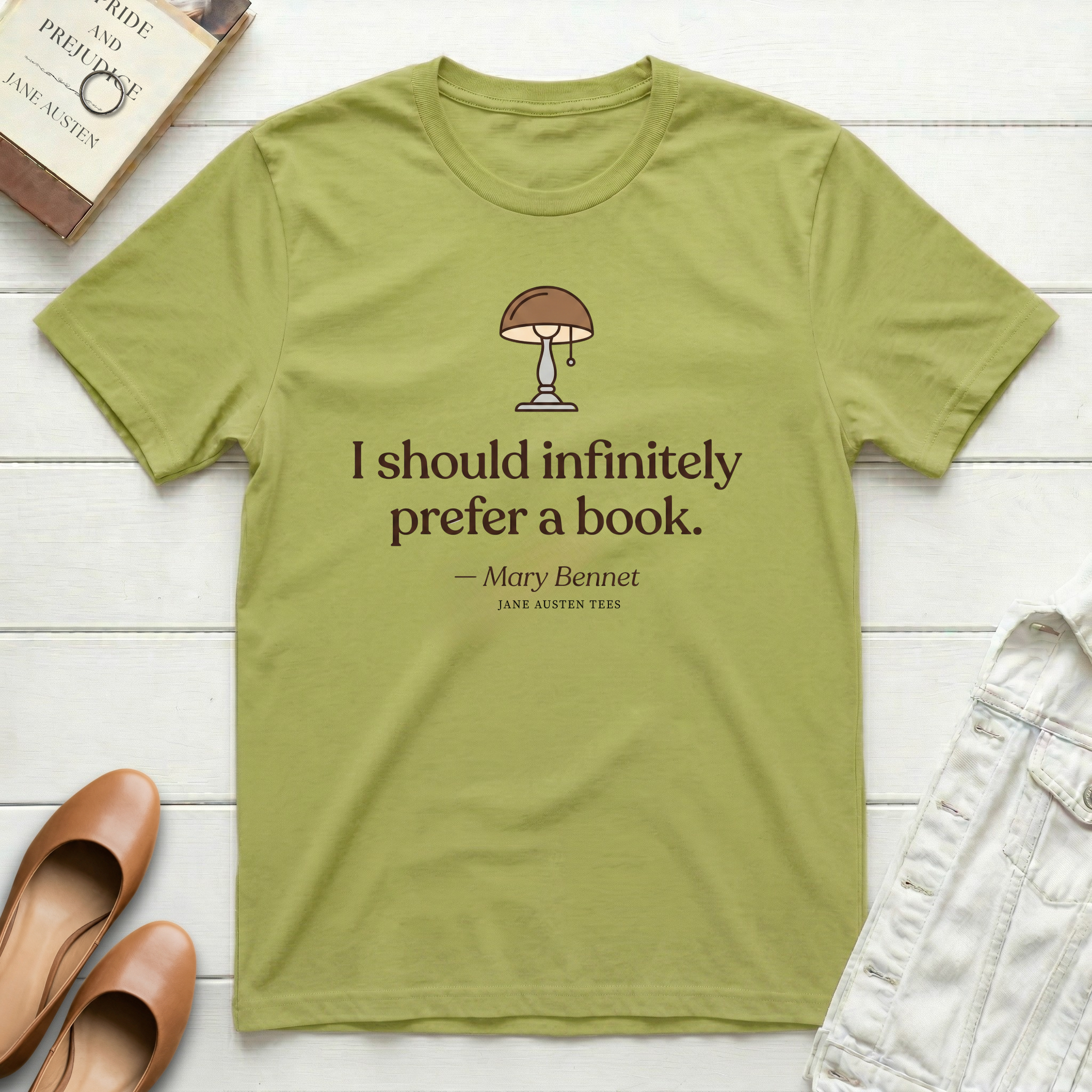 I Should Infinitely Prefer a Book—Mary Bennet T-Shirt