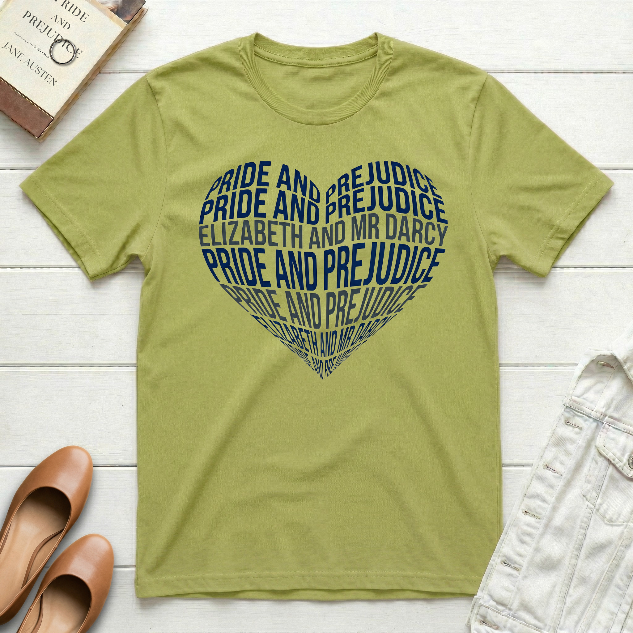 Pride and Prejudice Heart T-Shirt