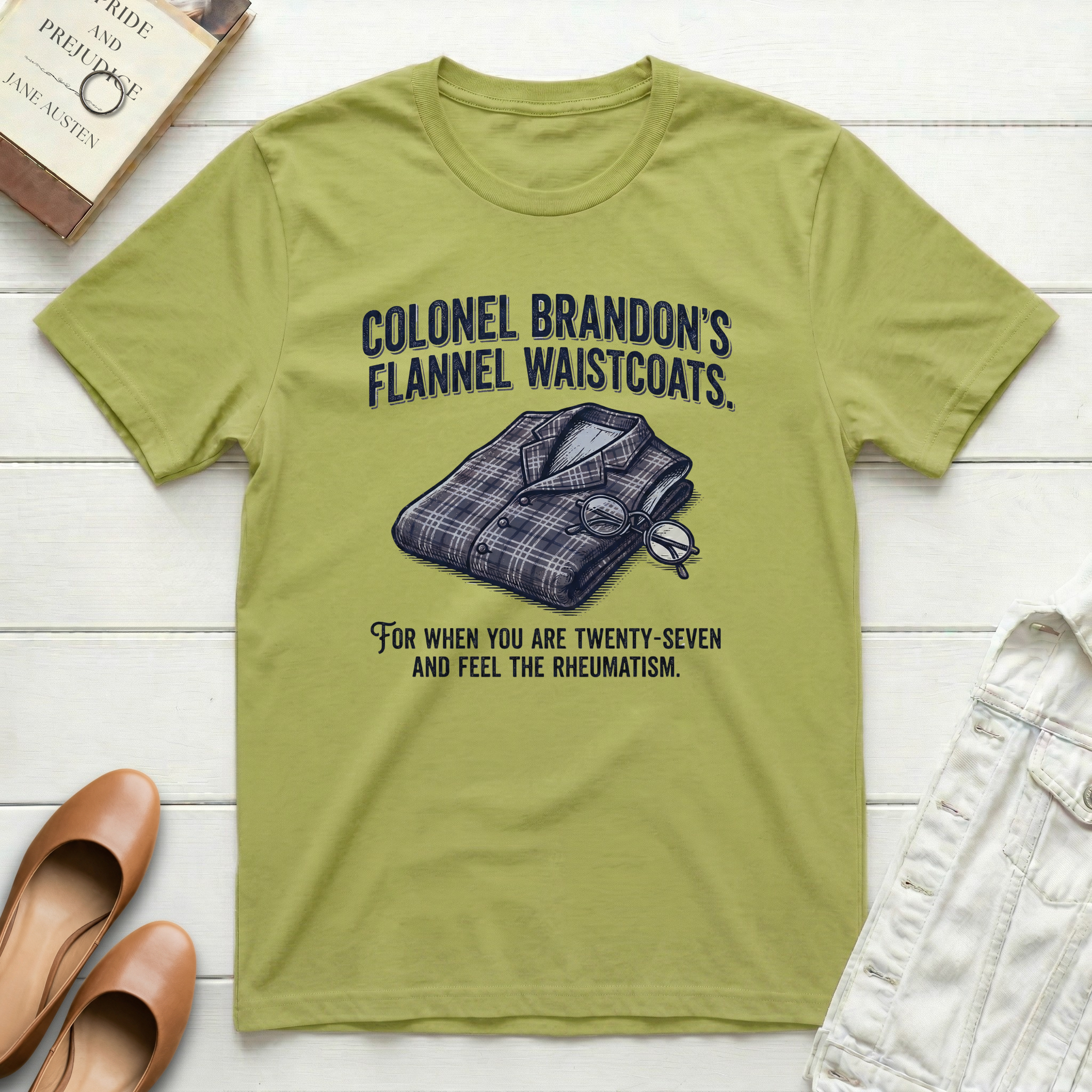 Colonel Brandon's Flannel Waistcoats T-Shirt