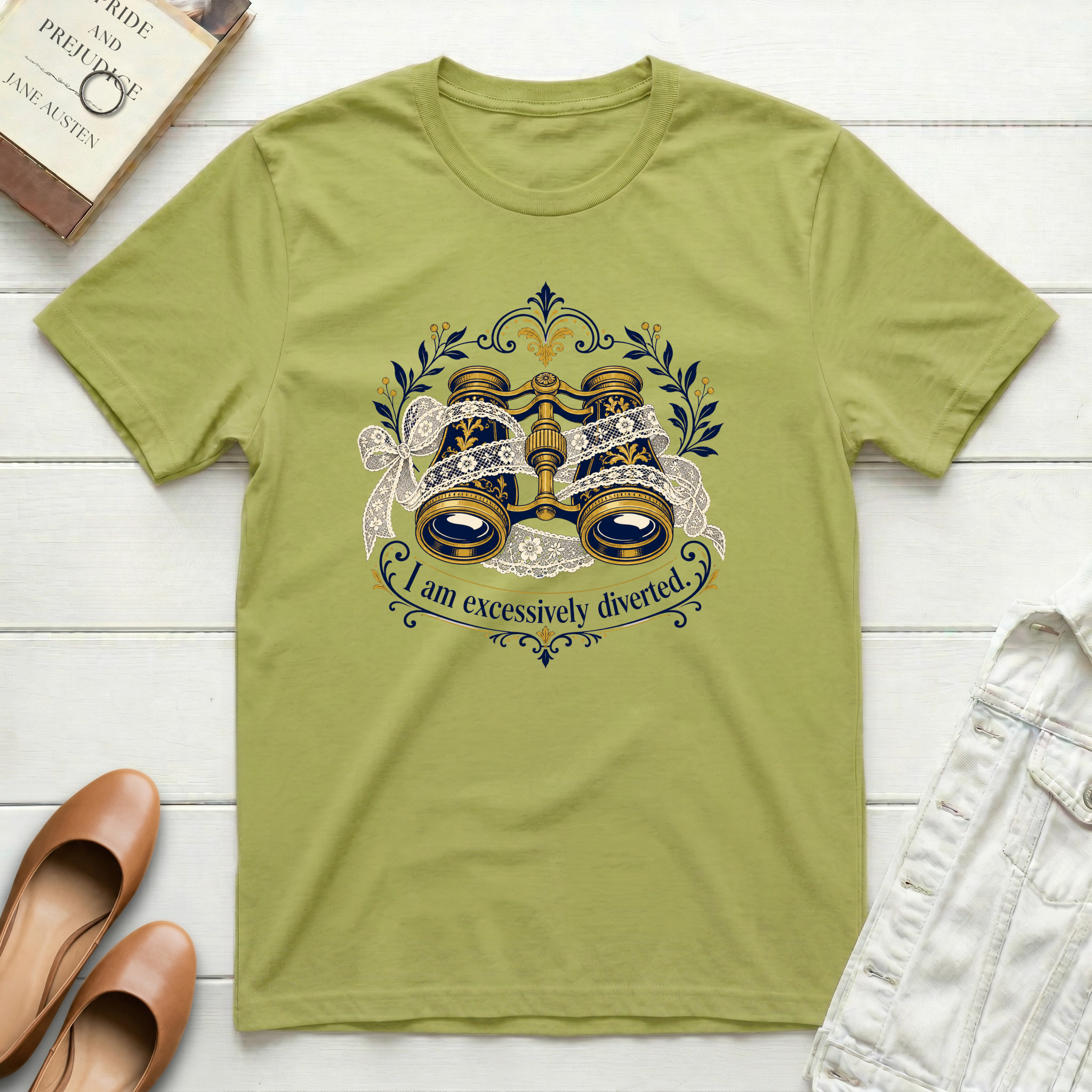 I Am Excessively Diverted Opera Glasses T-Shirt