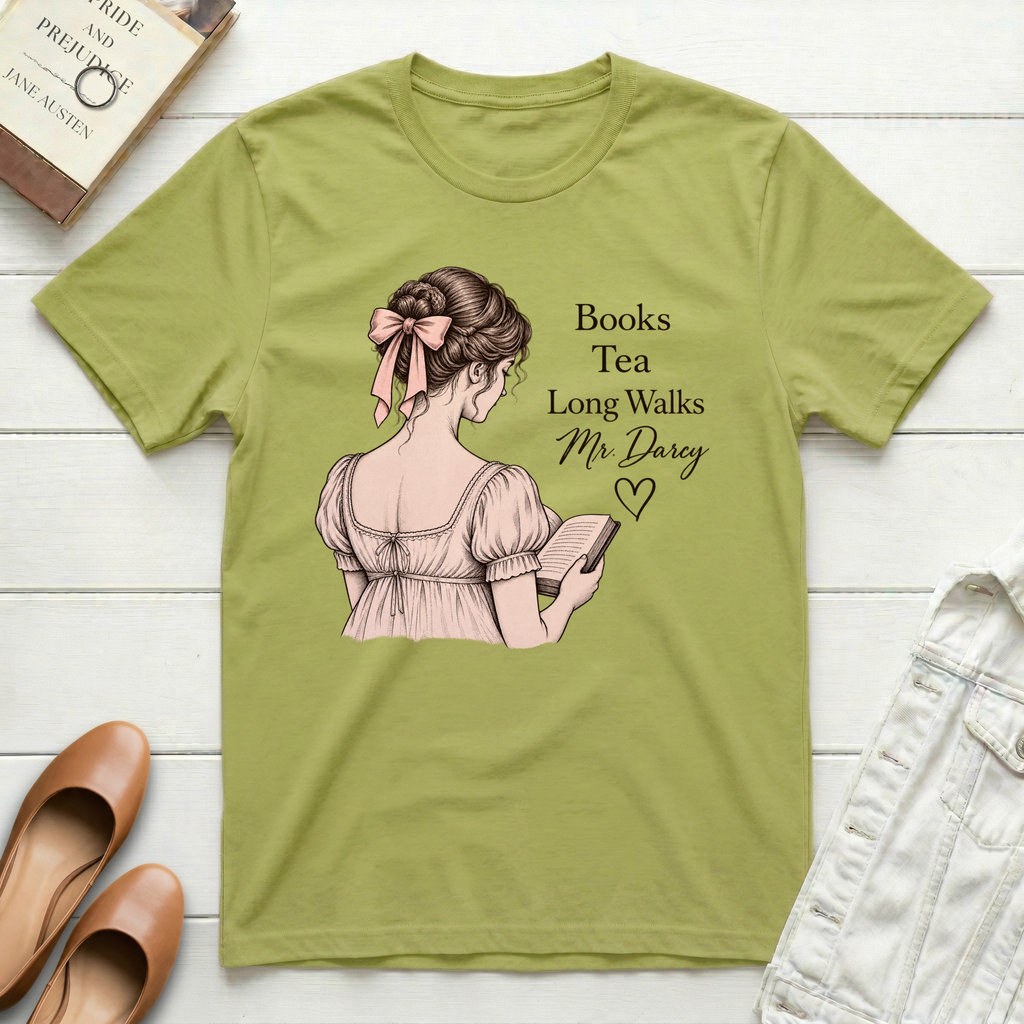 Books Tea Mr. Darcy T-Shirt
