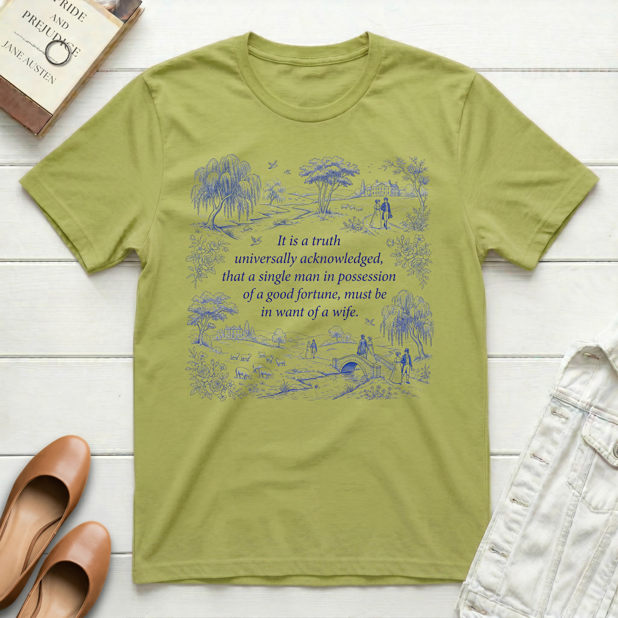 It's a Truth Universally Acknowledged Toile T-Shirt