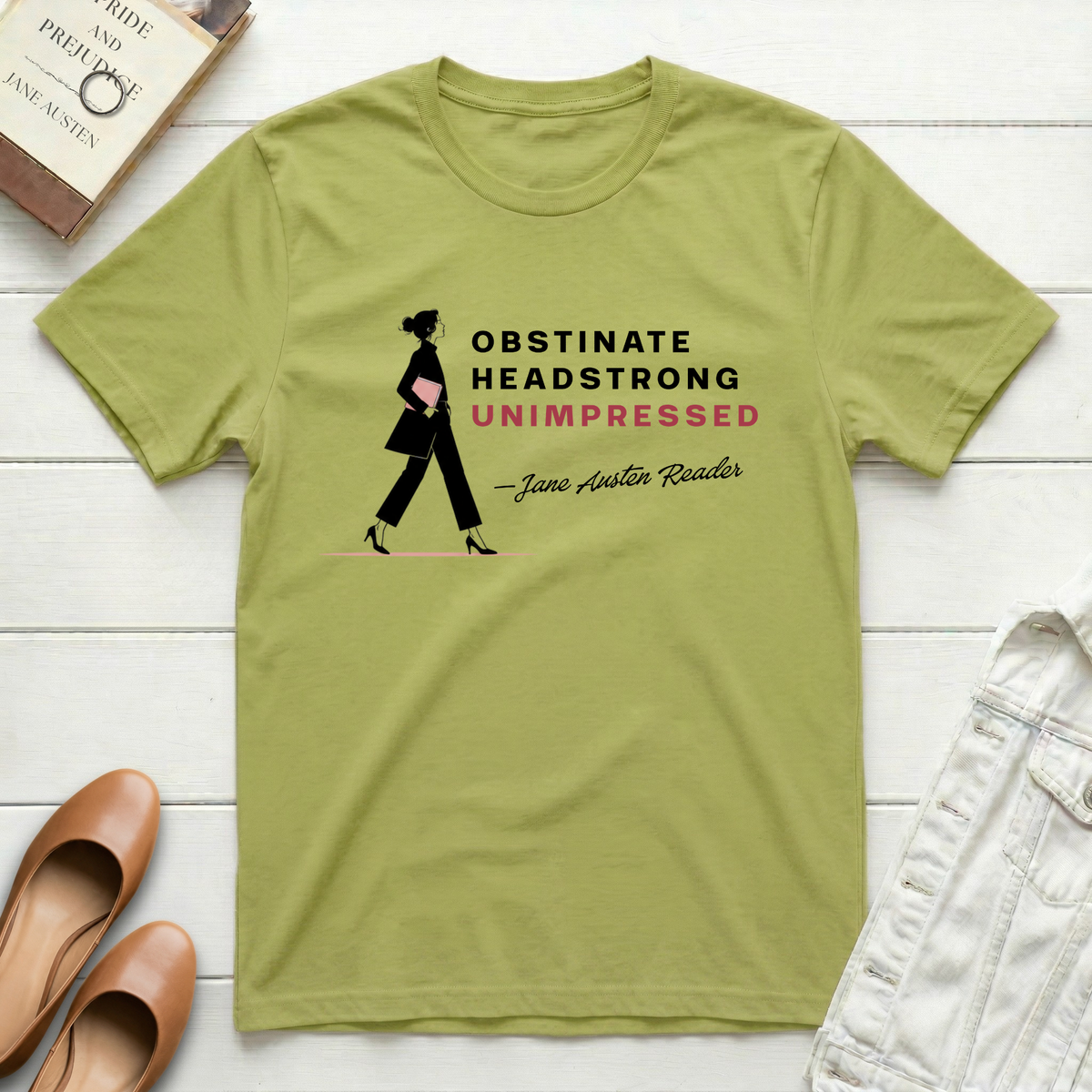 Unimpressed Austen Reader T-Shirt
