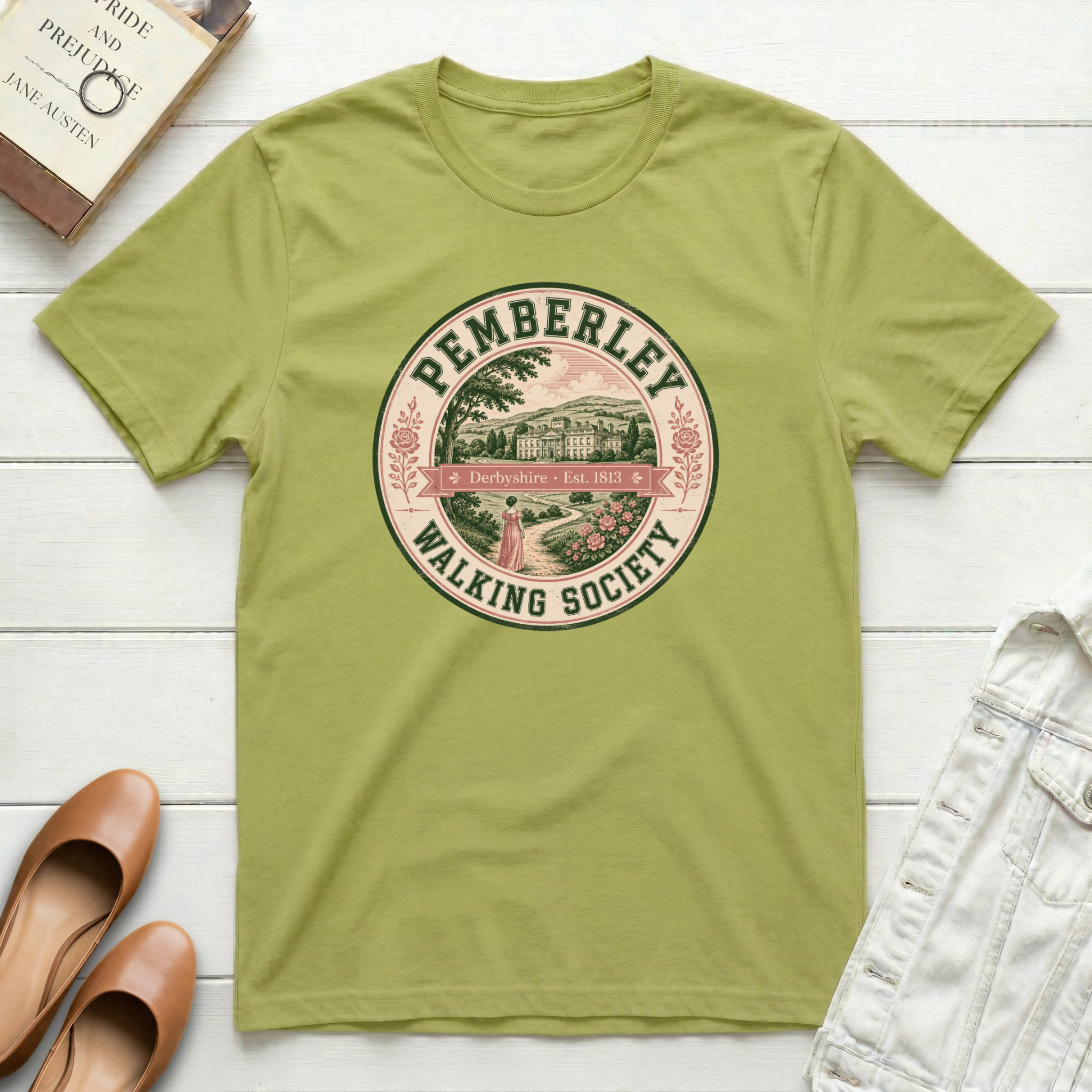 Pemberley Walking Society T-Shirt