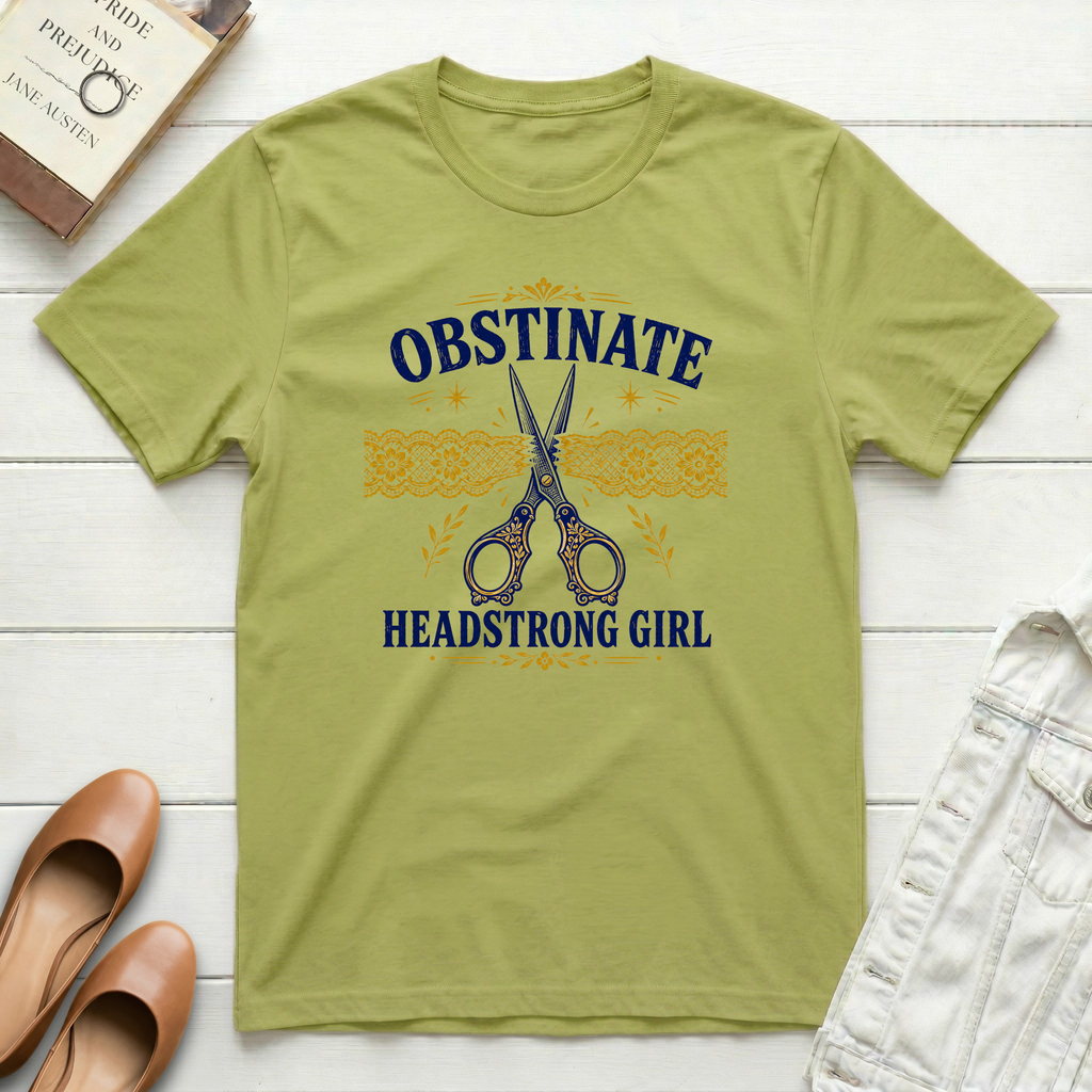 Obstinate Headstrong Girl Fancy Scissors T-Shirt