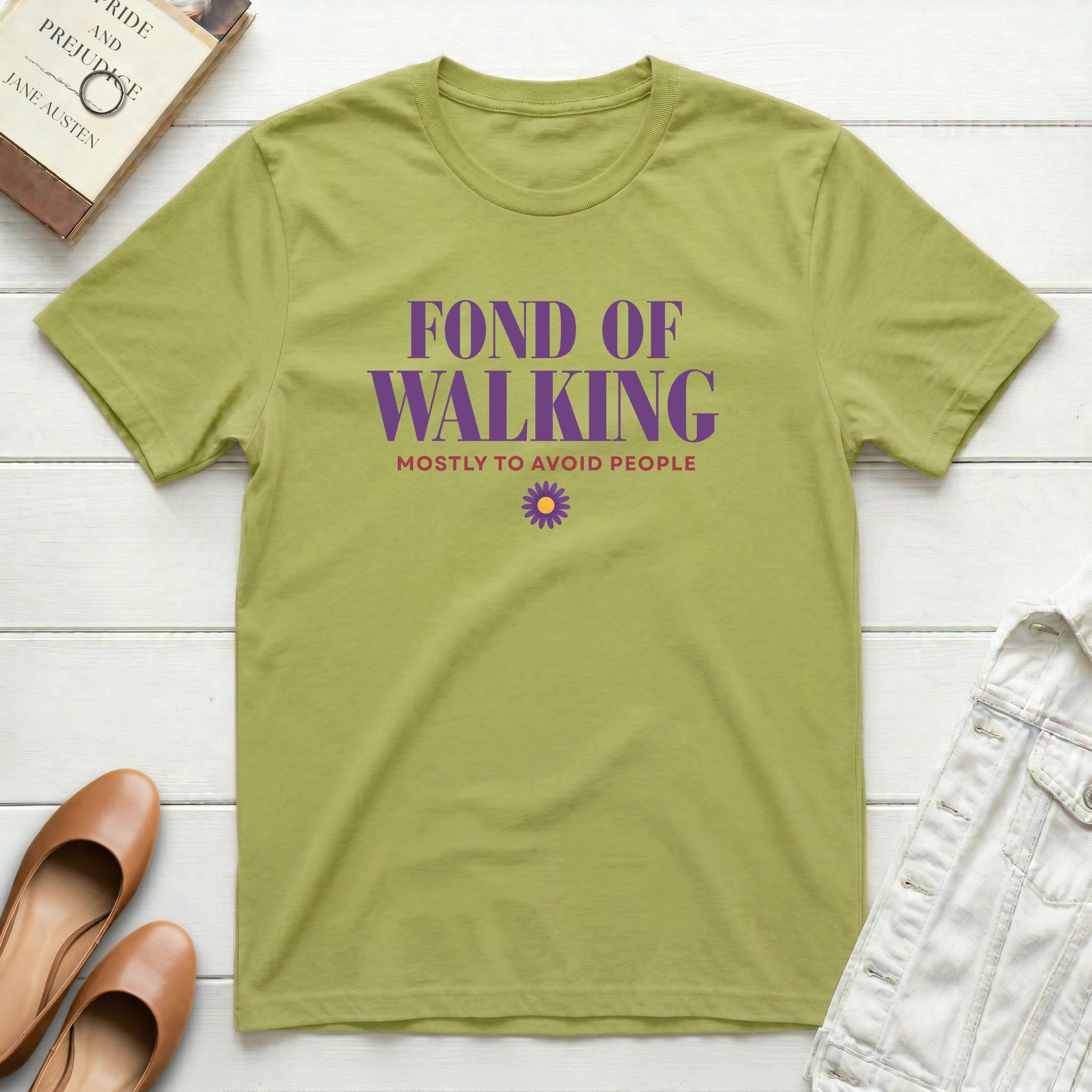 Fond of Walking (Avoid People) T-Shirt