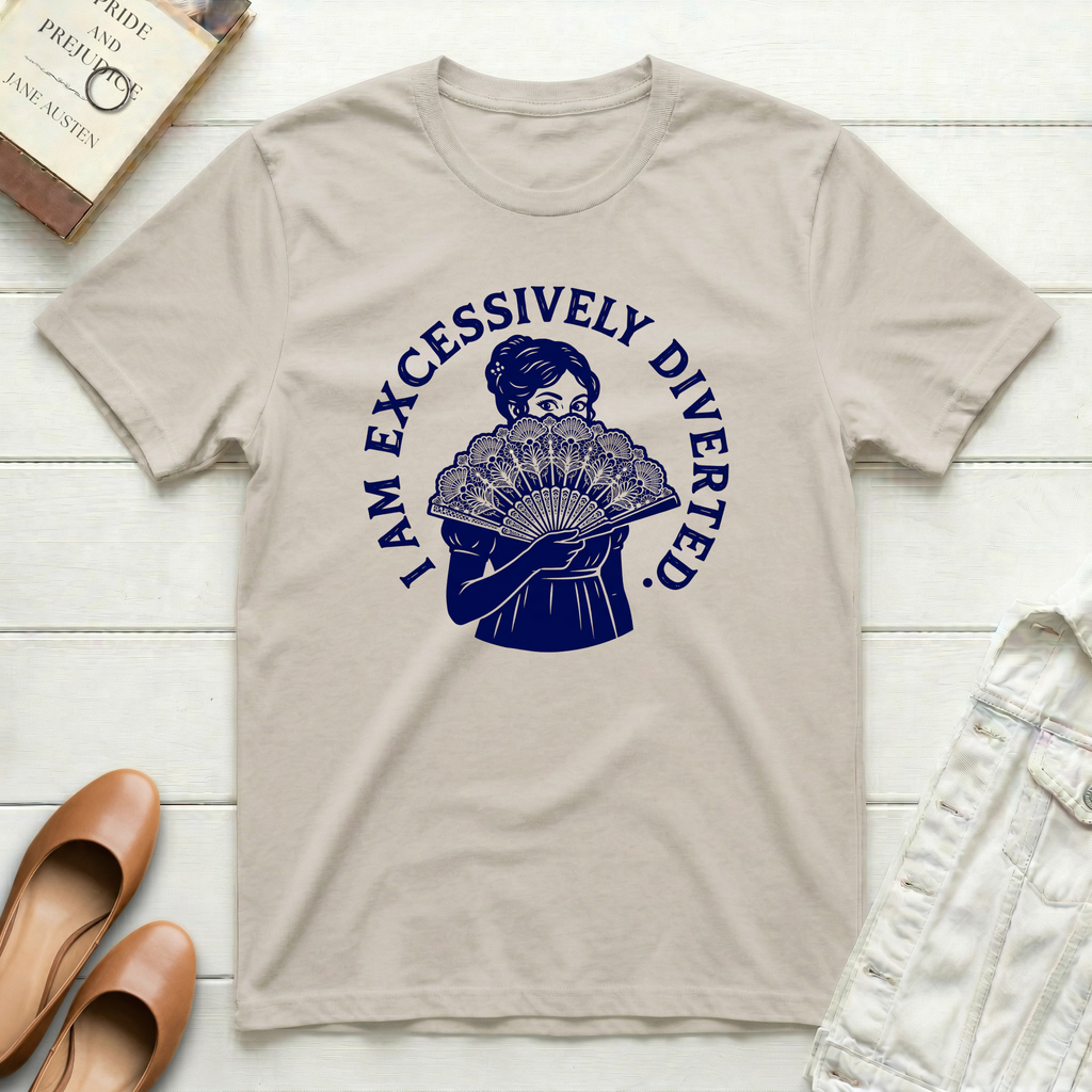 Excessively Diverted Lady & Fan T-Shirt