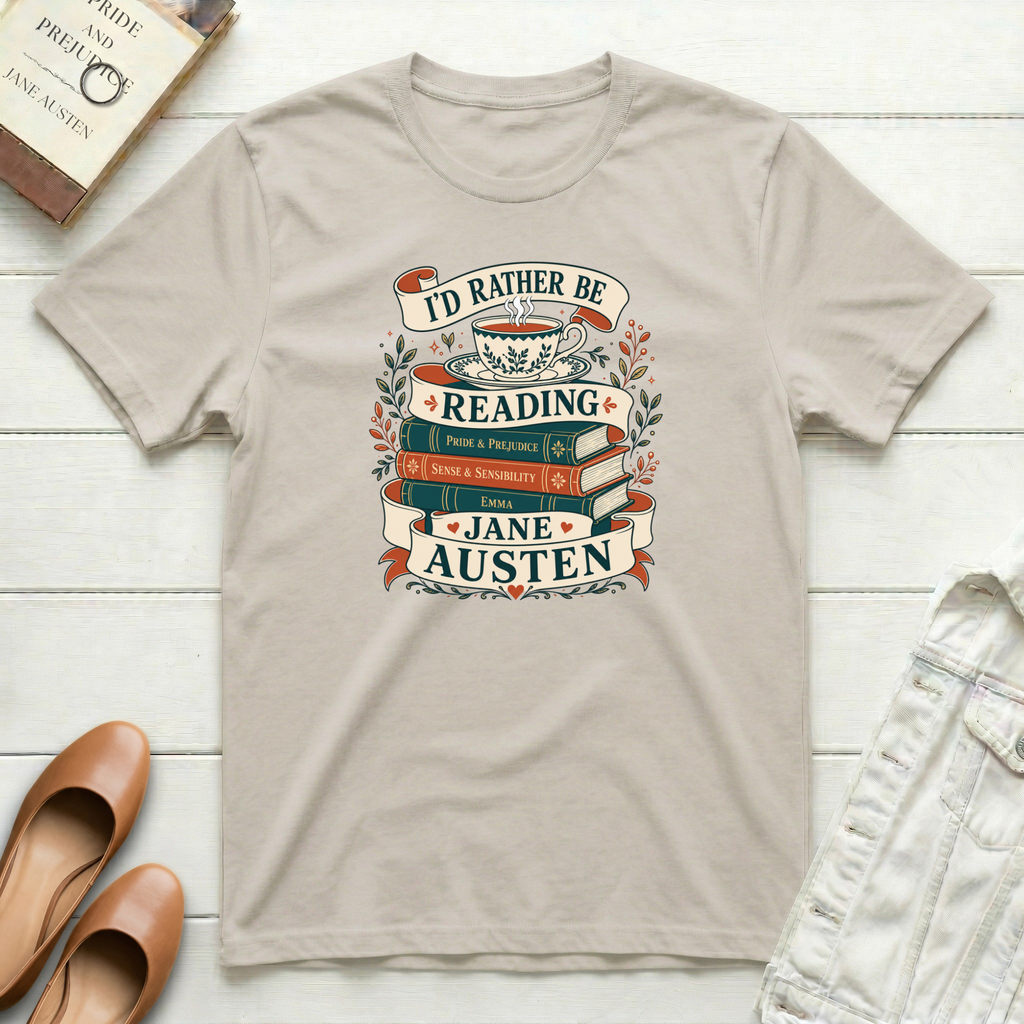 Rustic Tea & Austen Reads T-Shirt