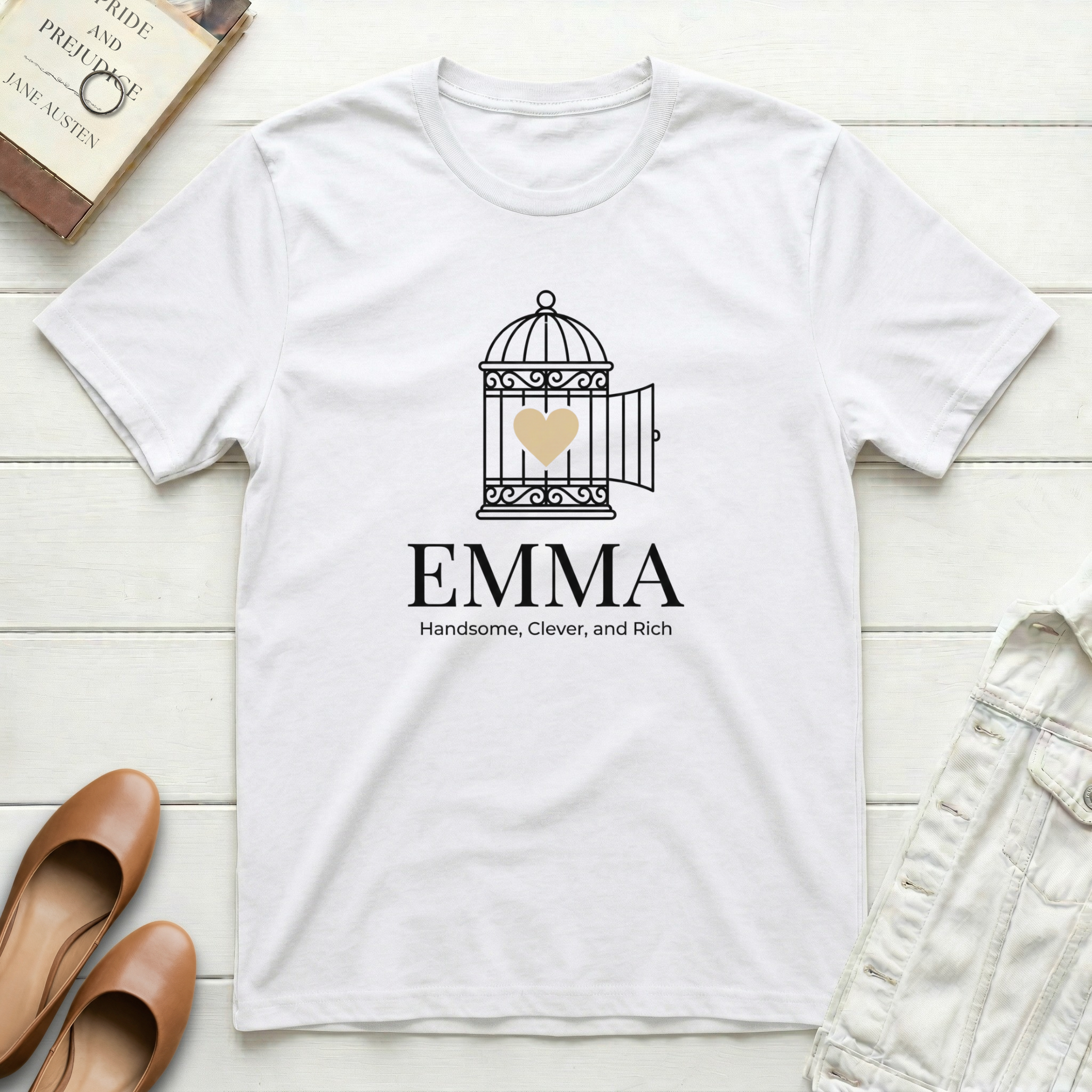 Emma Handsome Clever Rich T-Shirt