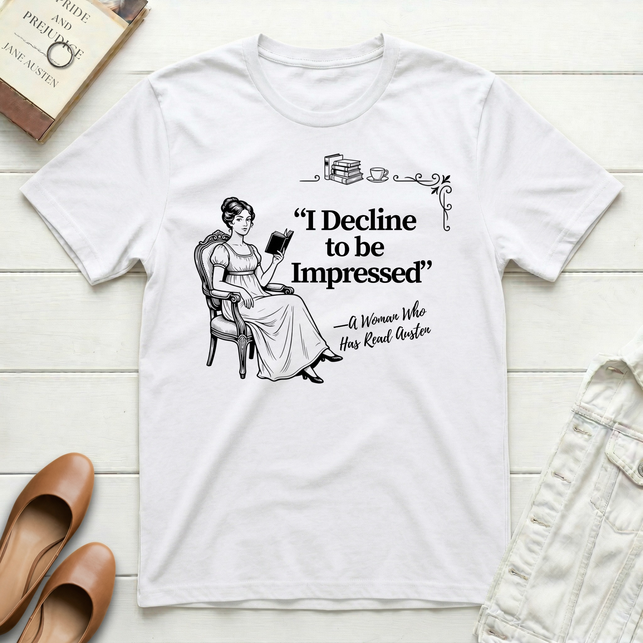 "I Decline to be Impressed" T-Shirt