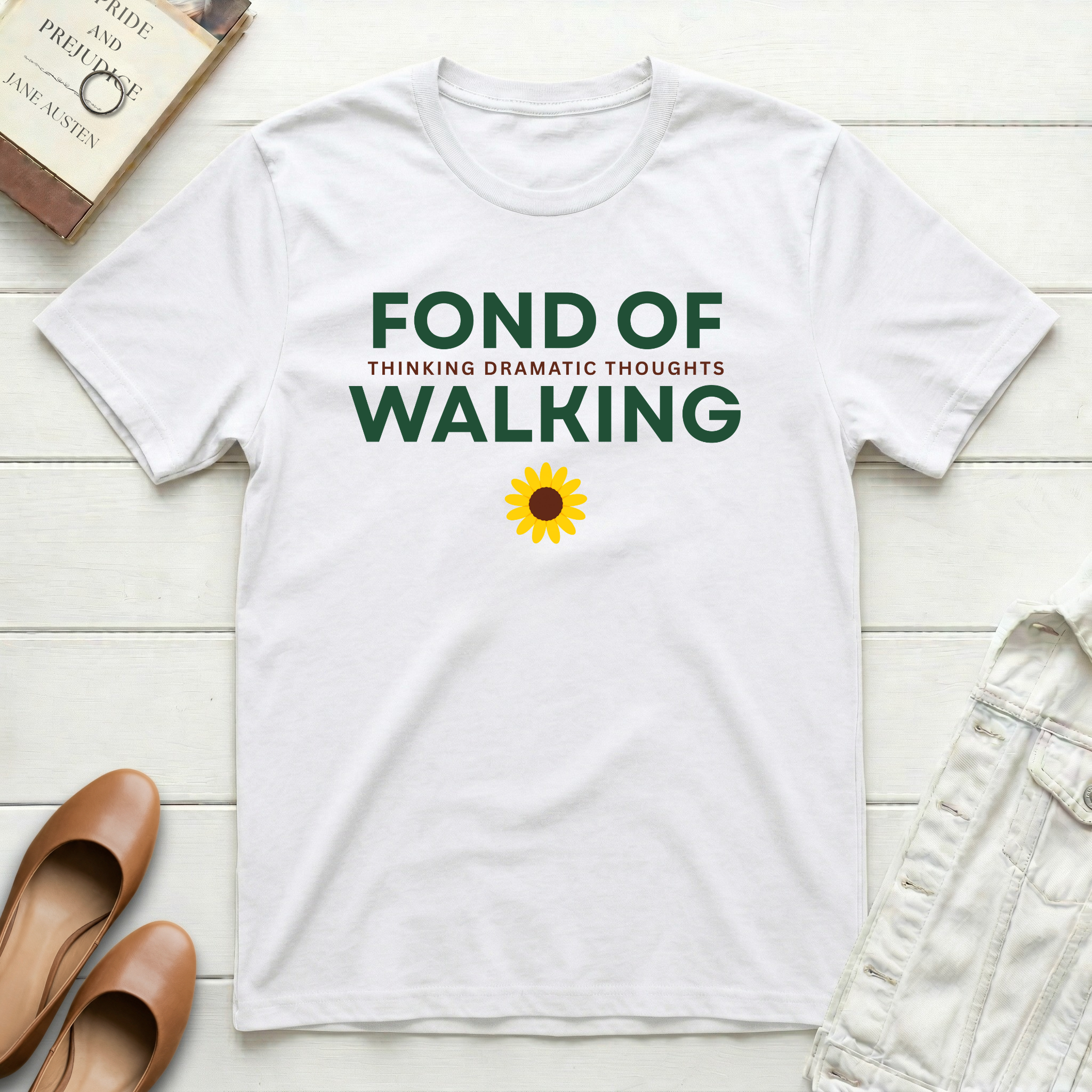 Fond of Walking Dramatic T-Shirt